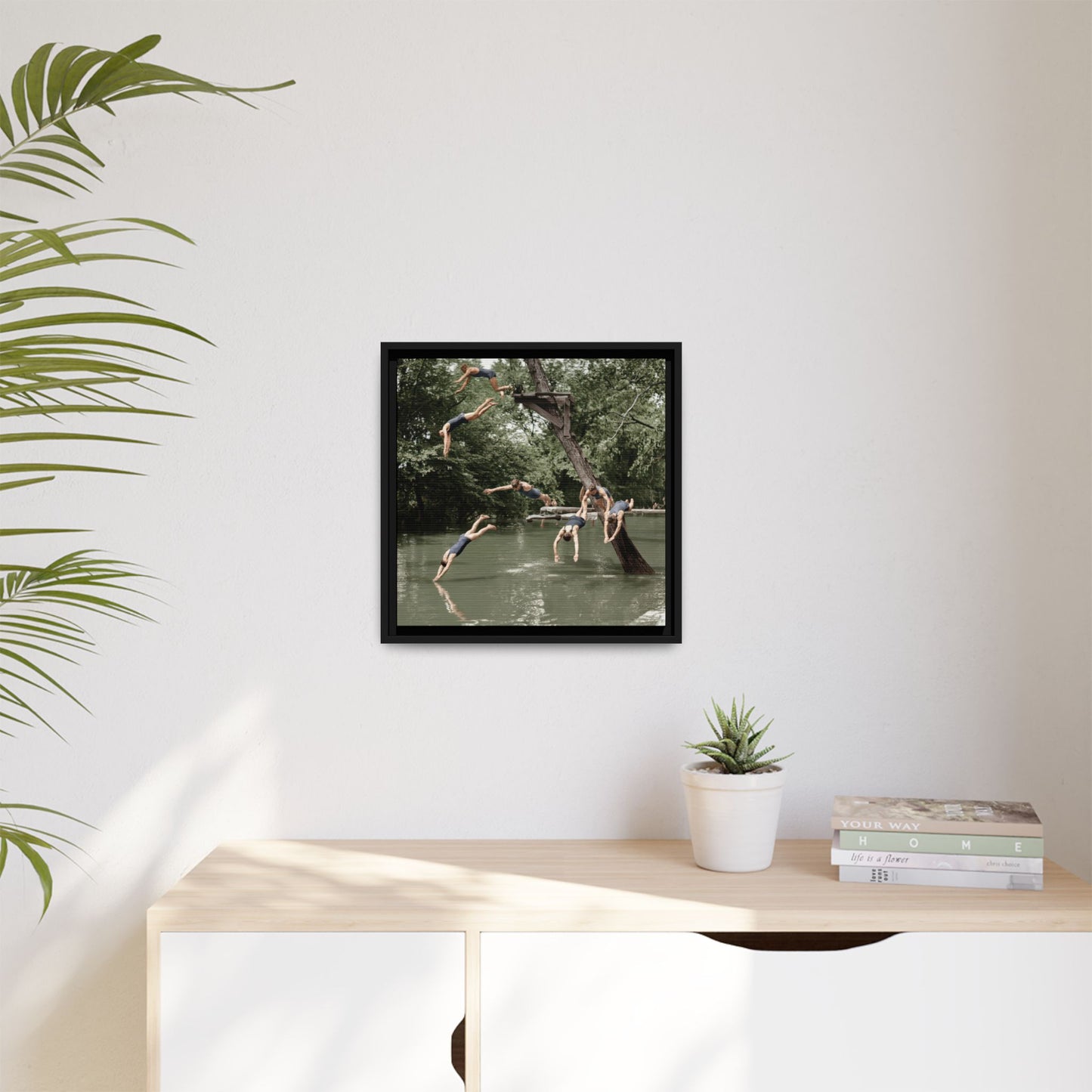 nager 005 | Framed Vintage Photo - Matte Canvas