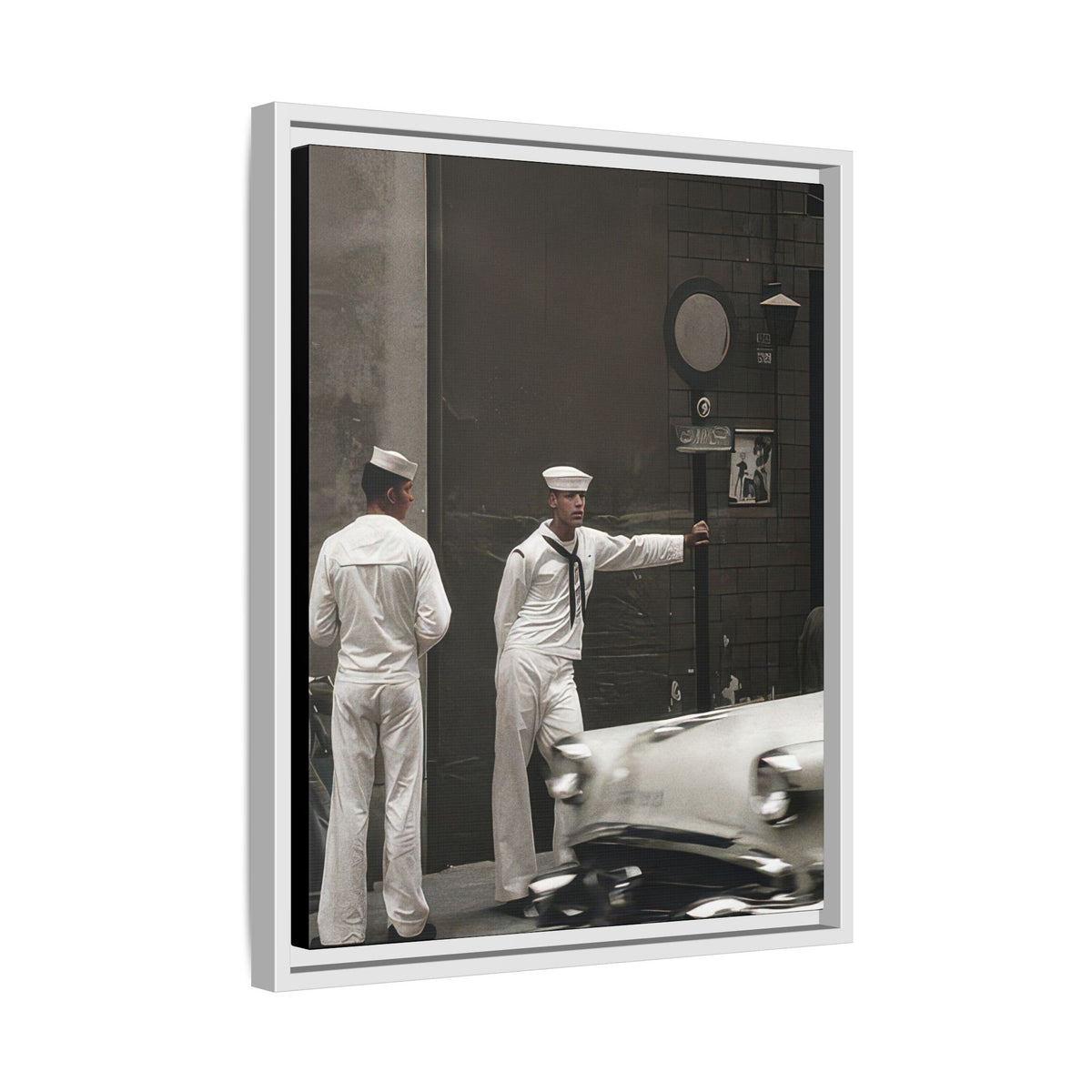 paire 151 | Framed Vintage Photo - Matte Canvas