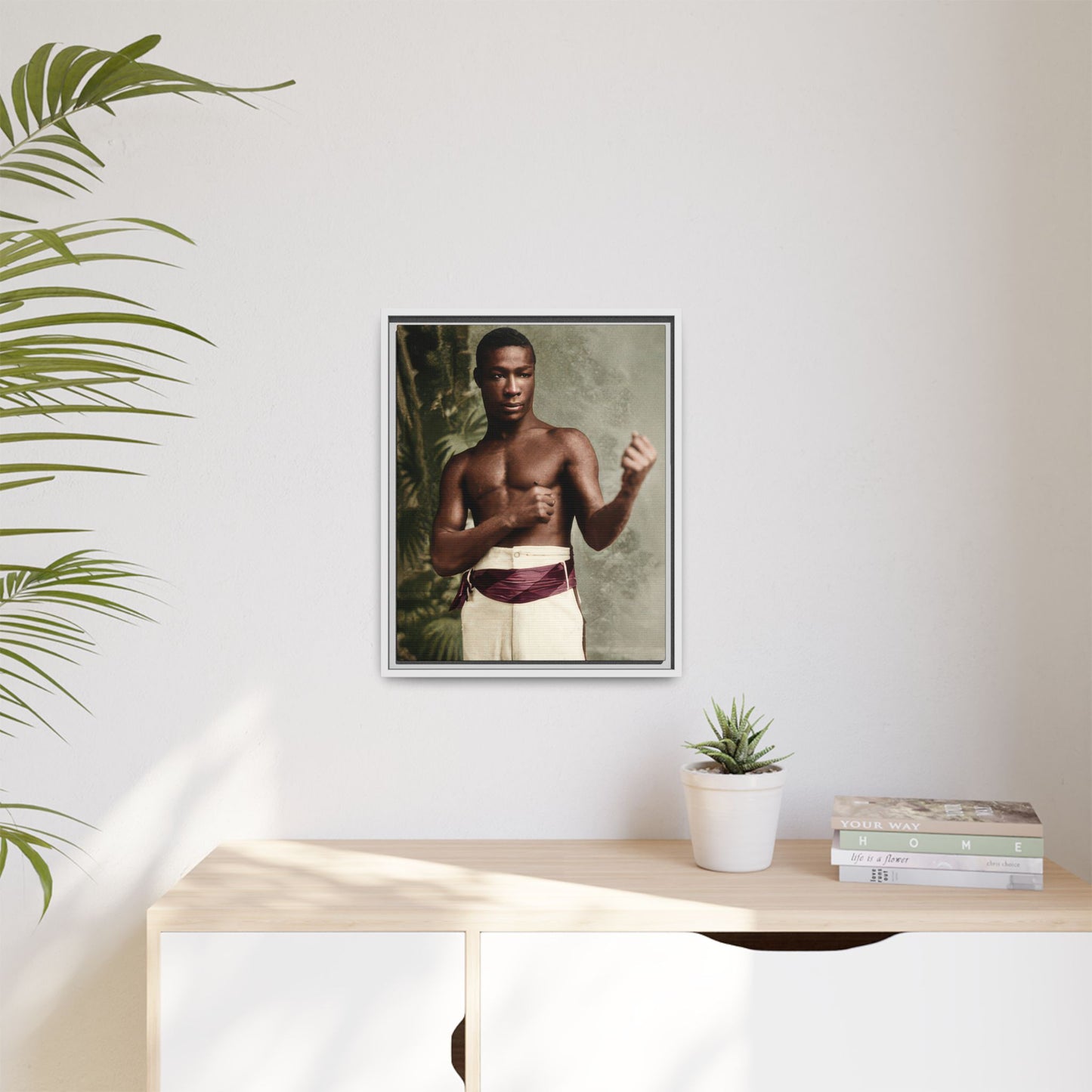 athlétisme 030 | Framed Vintage Photo - Matte Canvas