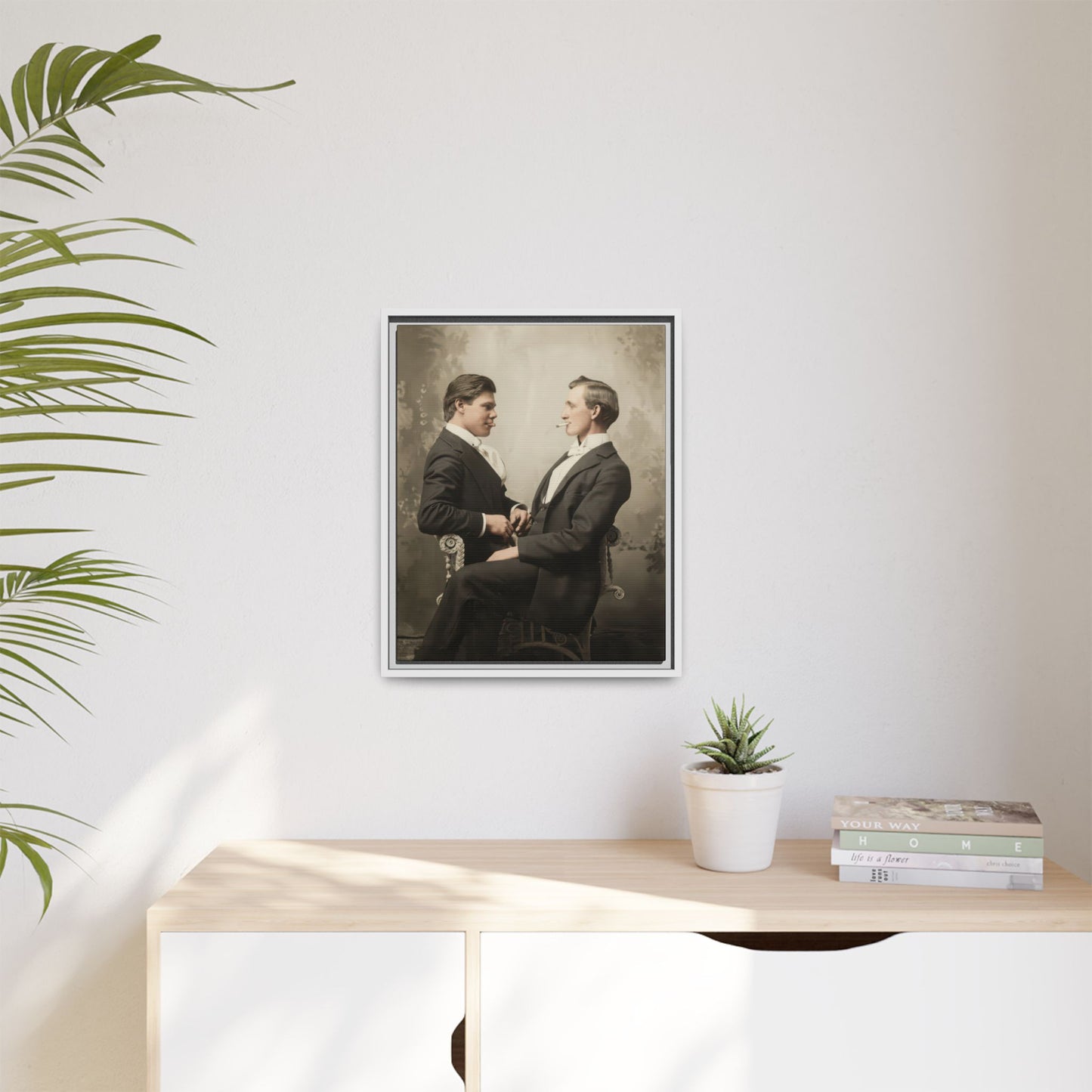 paire 106 | Framed Vintage Photo - Matte Canvas