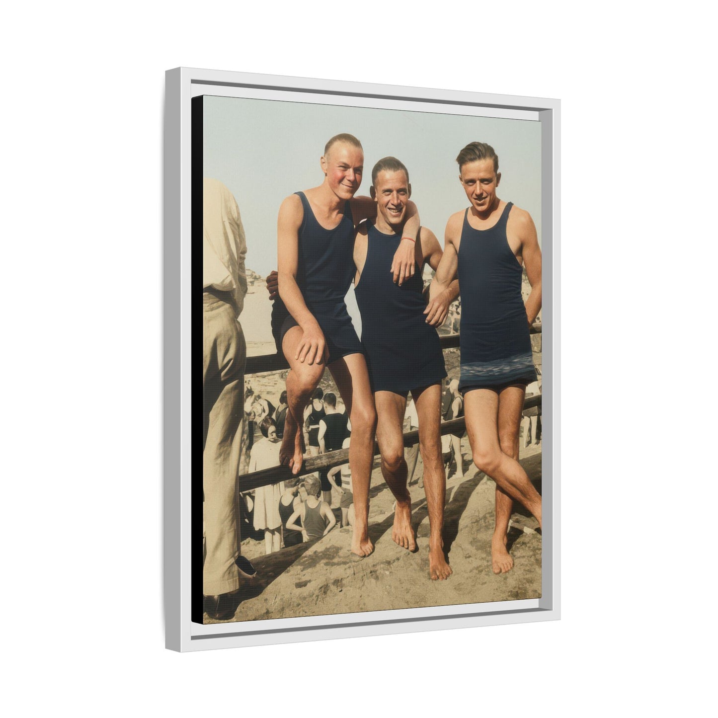 nager 044 | Framed Vintage Photo - Matte Canvas