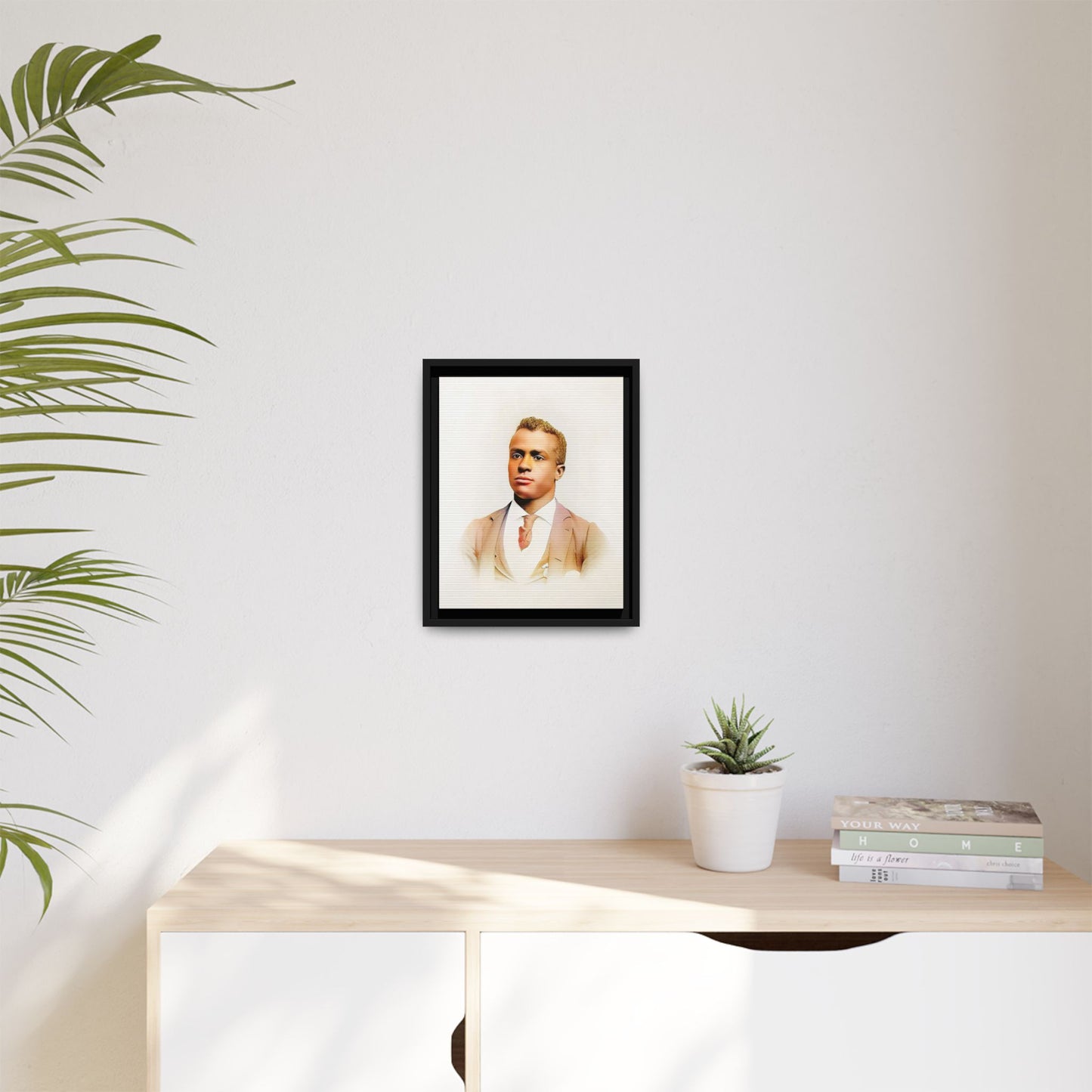 celibataire 027 | Framed Vintage Photo - Matte Canvas