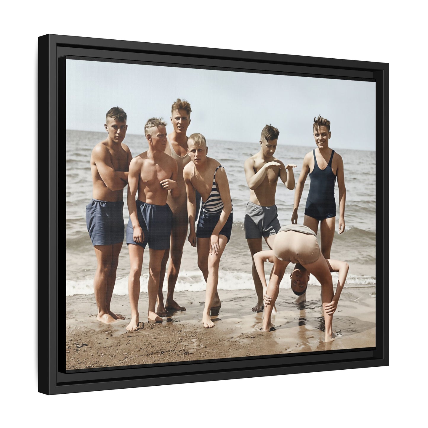 nager 045 | Framed Vintage Photo - Matte Canvas