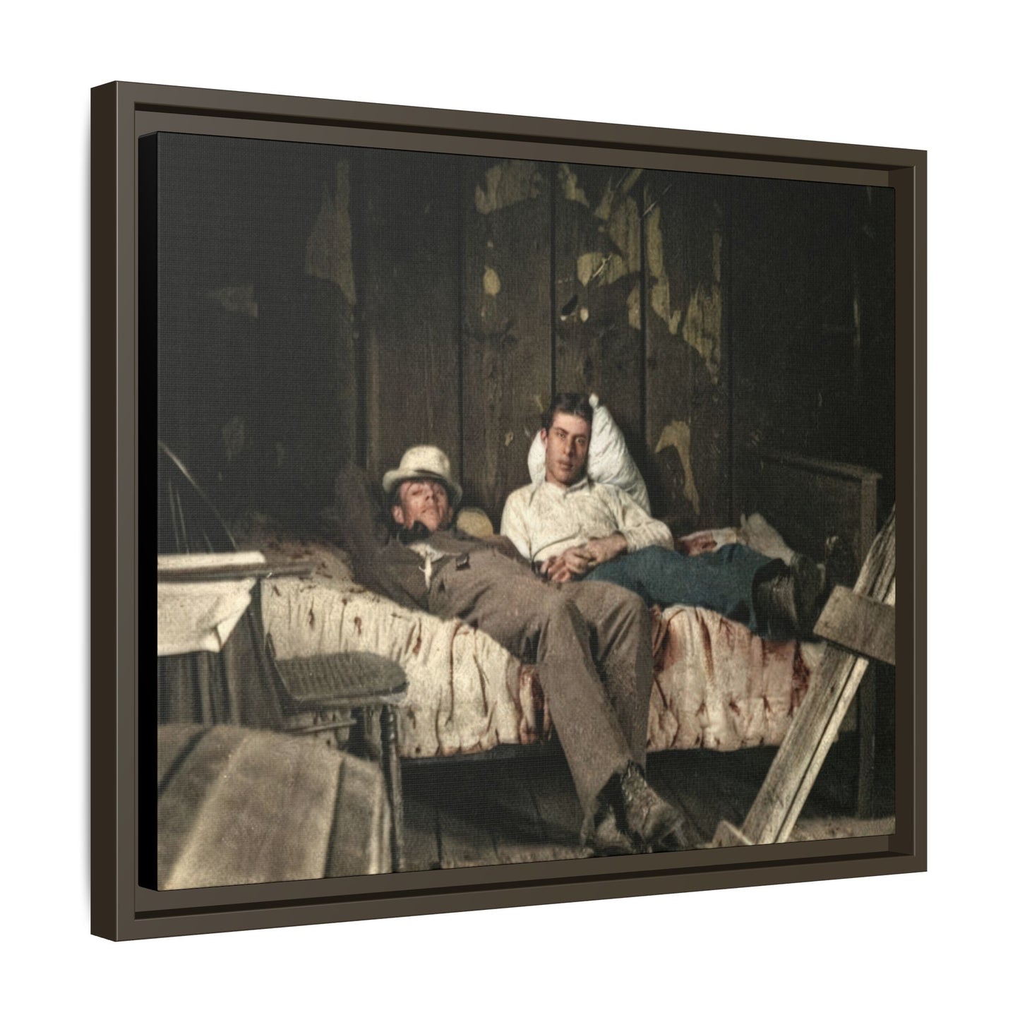 paire 023 | Framed Vintage Photo - Matte Canvas