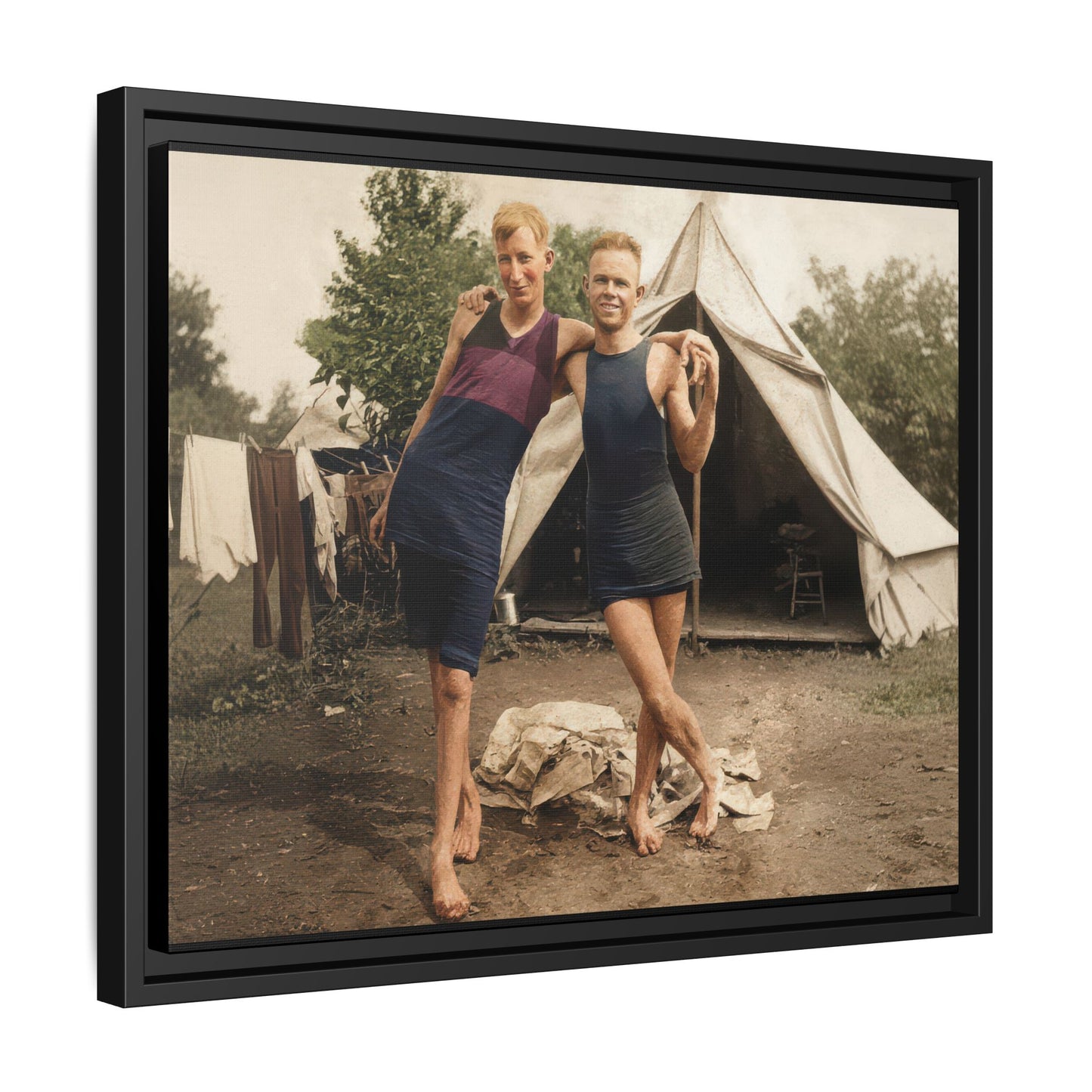 nager 040 | Framed Vintage Photo - Matte Canvas