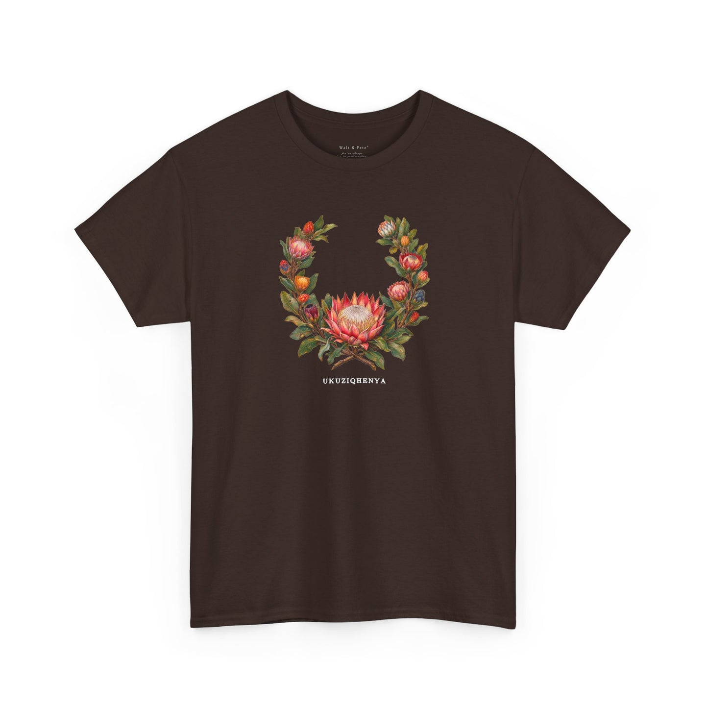 Ukuziqhenya King Protea Pride T-Shirt | South African Botanical LGBTQ+ Tee