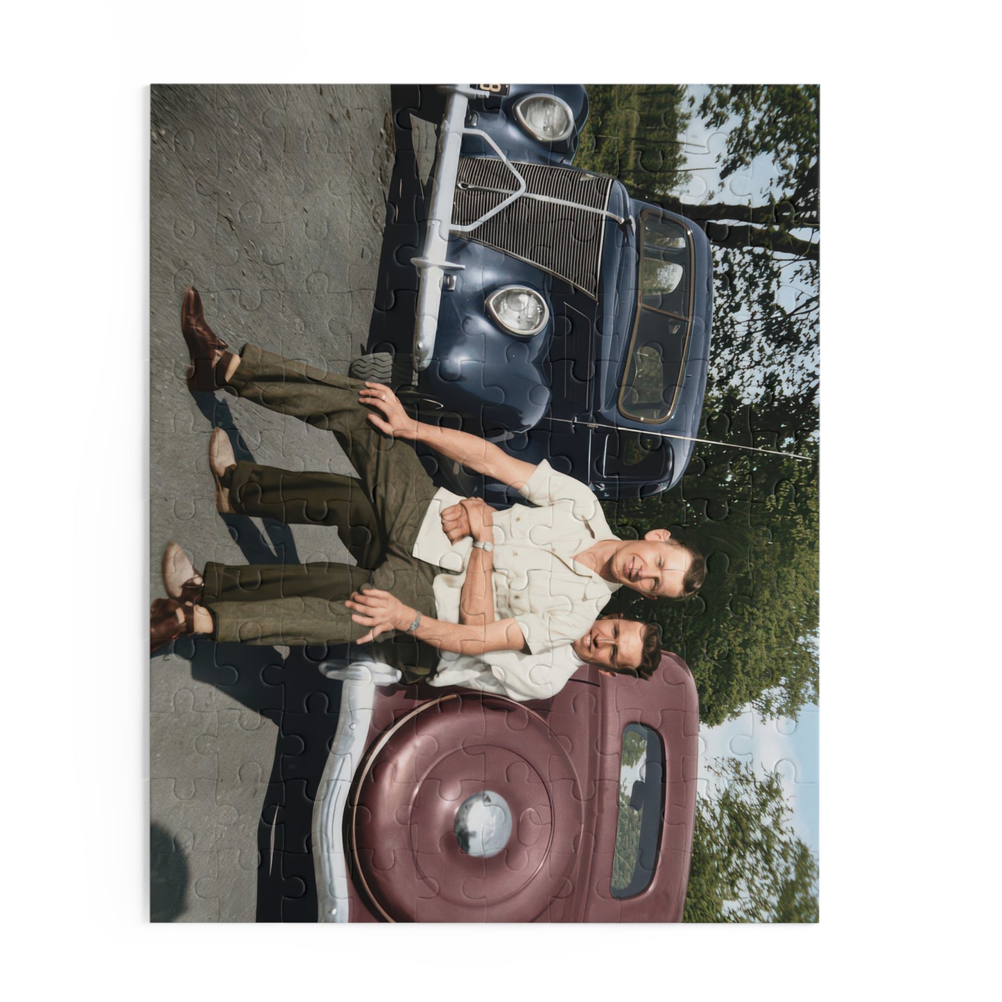 Roadside Summer Companions | Restored Historical Jigsaw Puzzle | paire 145