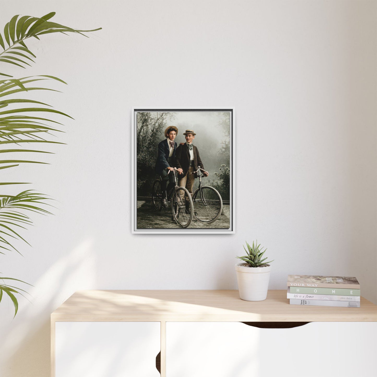 athlétisme 018 | Framed Vintage Photo - Matte Canvas