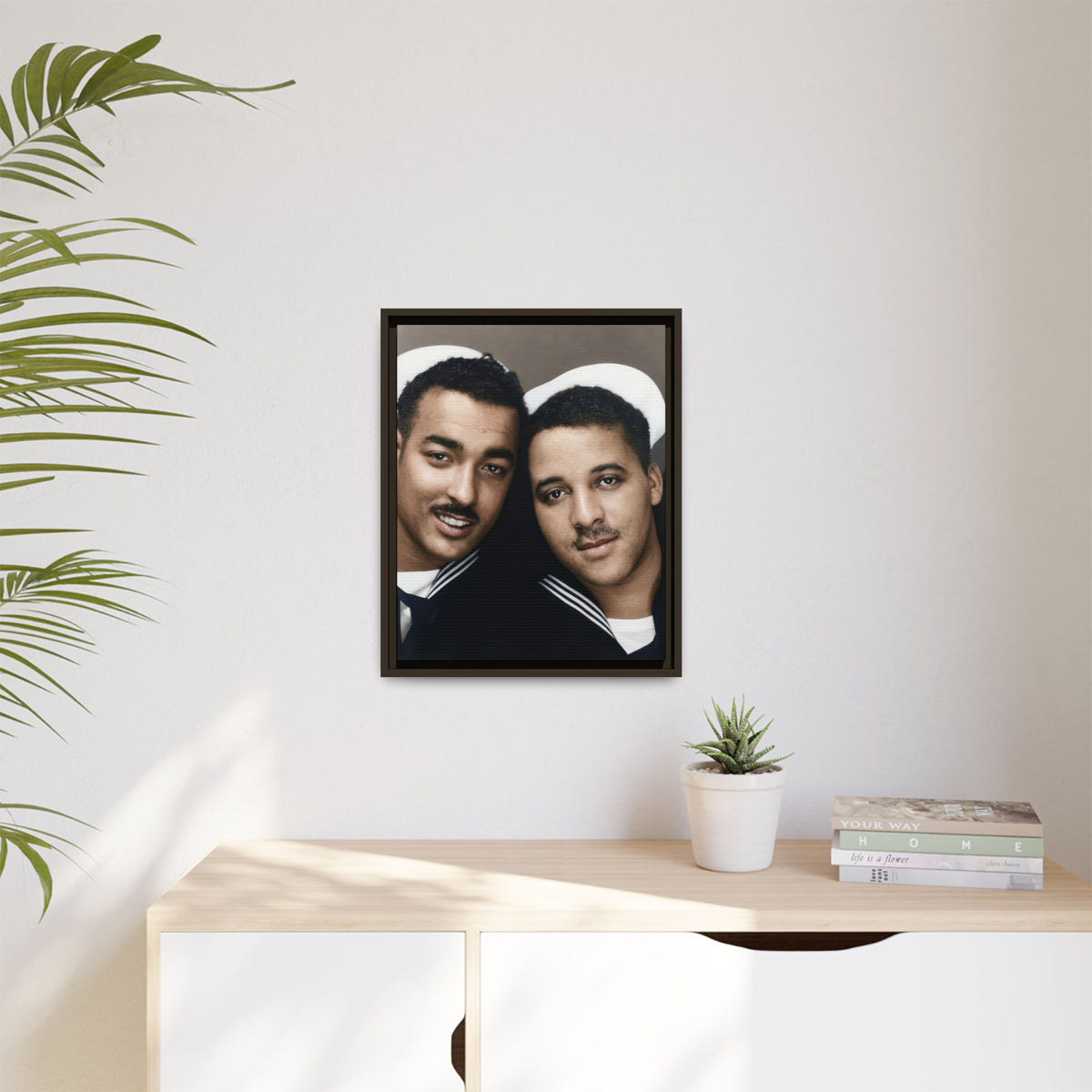 paire 157 | Framed Vintage Photo - Matte Canvas