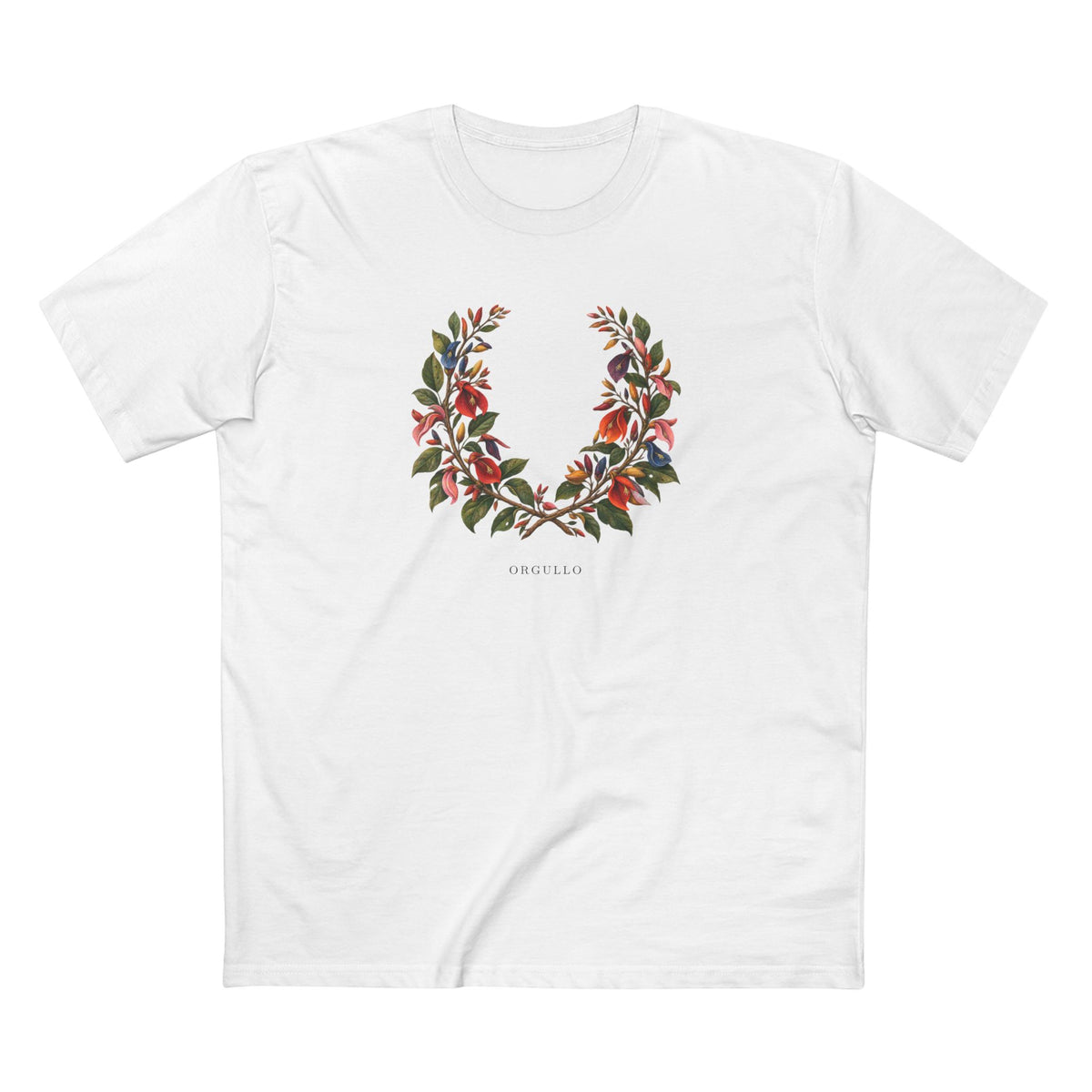 Orgullo Ceibo Pride T-Shirt | Argentine Botanical LGBTQ+ Tee
