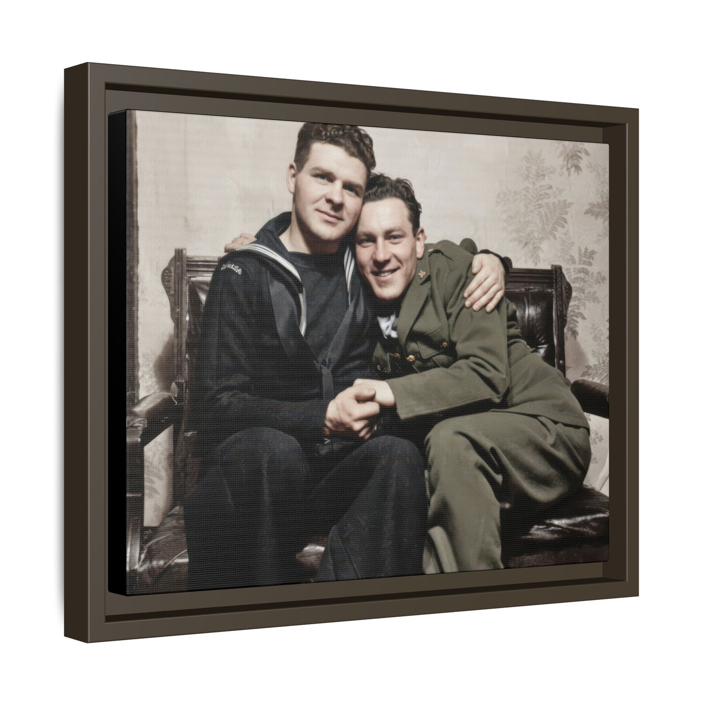 paire 087 | Framed Vintage Photo - Matte Canvas