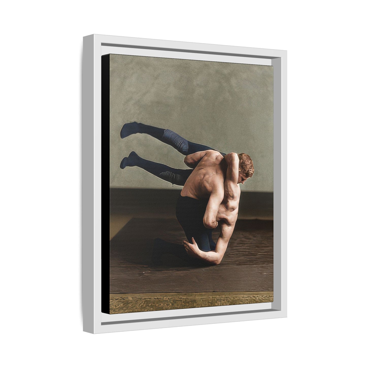 athlétisme 026 | Framed Vintage Photo - Matte Canvas