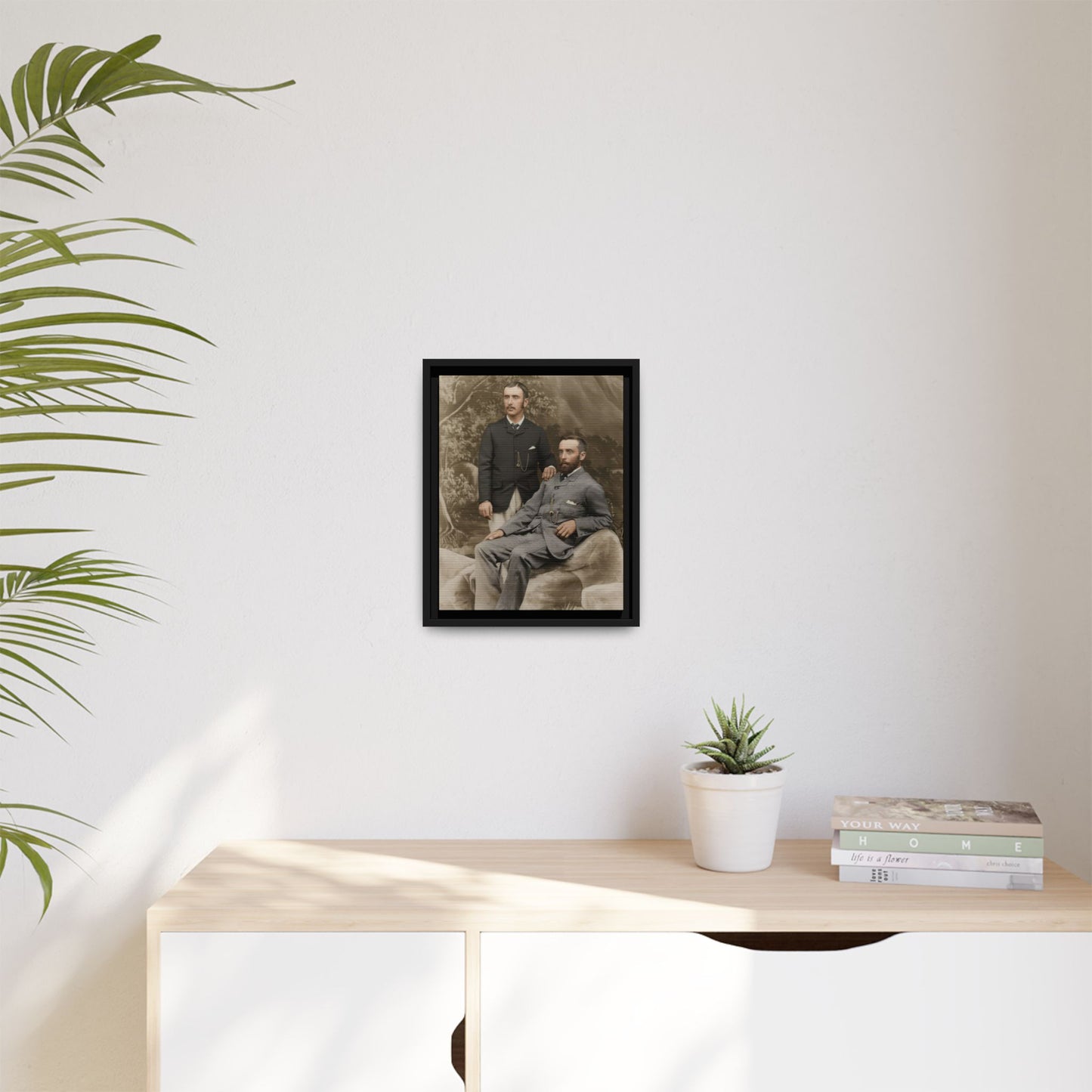 paire 122 | Framed Vintage Photo - Matte Canvas