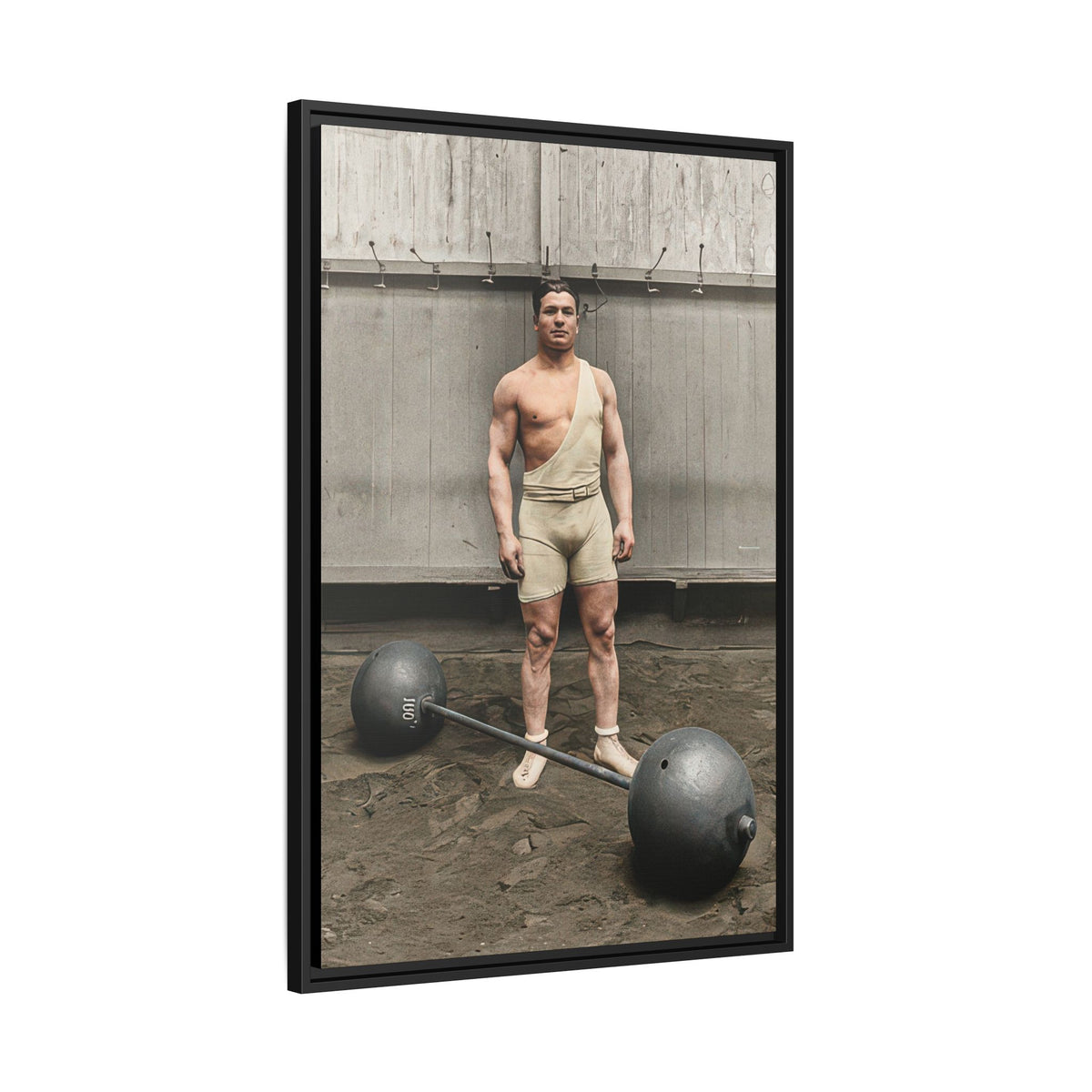 athlétisme 050 | Framed Vintage Photo - Matte Canvas
