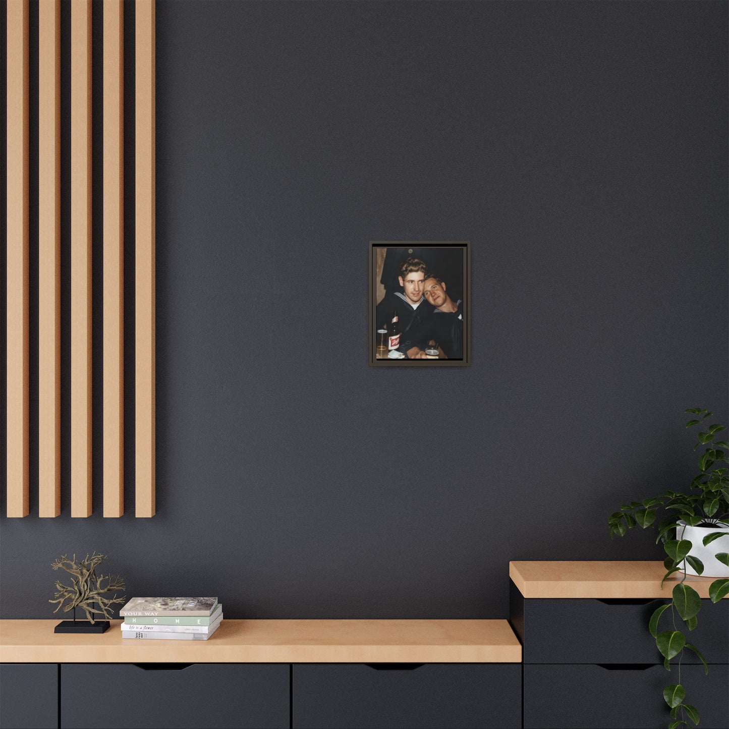 paire 033 | Framed Vintage Photo - Matte Canvas