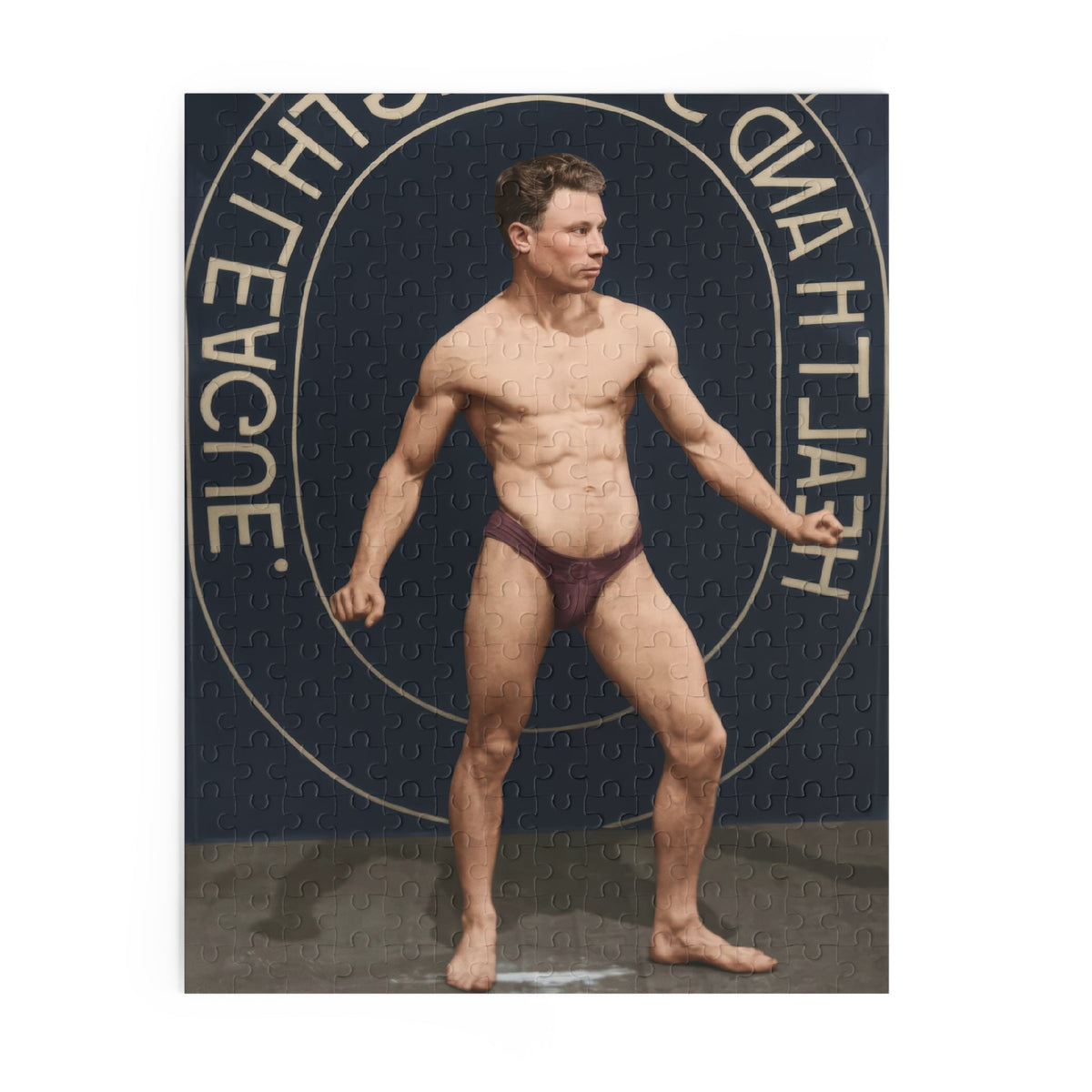 Vintage Physical Culture Athlete Jigsaw Puzzle | LGBTQ+ Heritage | athlétisme 010