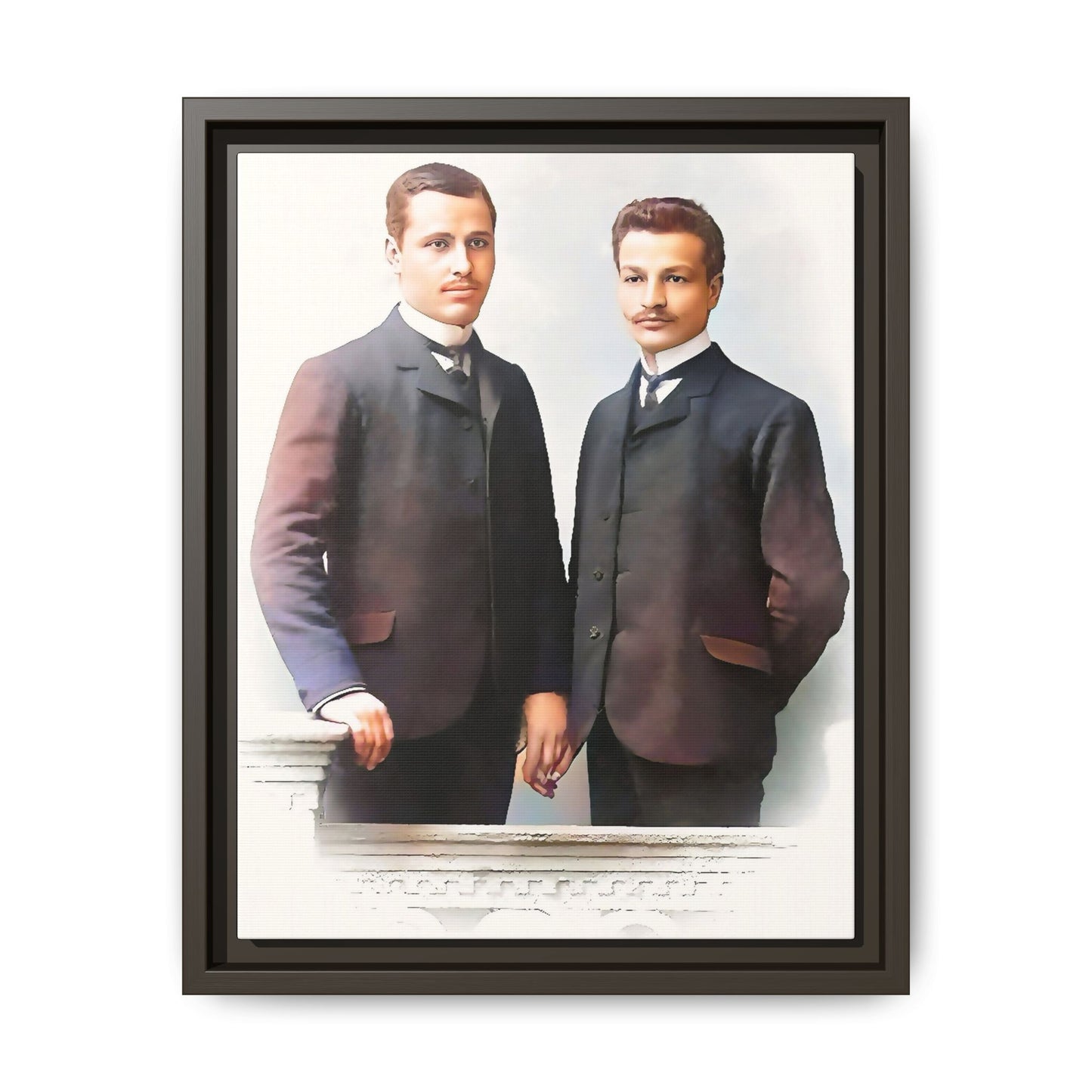 paire 012 | Framed Vintage Photo - Matte Canvas