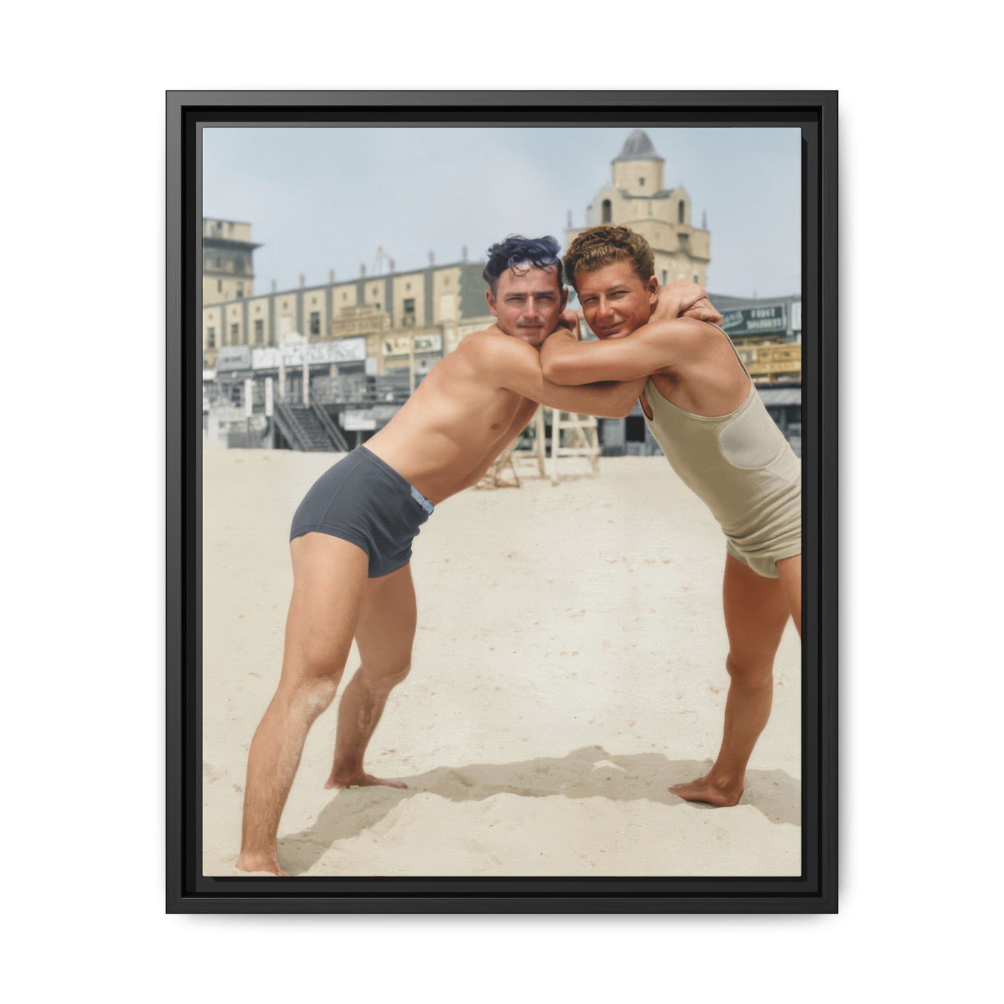 nager 014 | Framed Vintage Photo - Matte Canvas