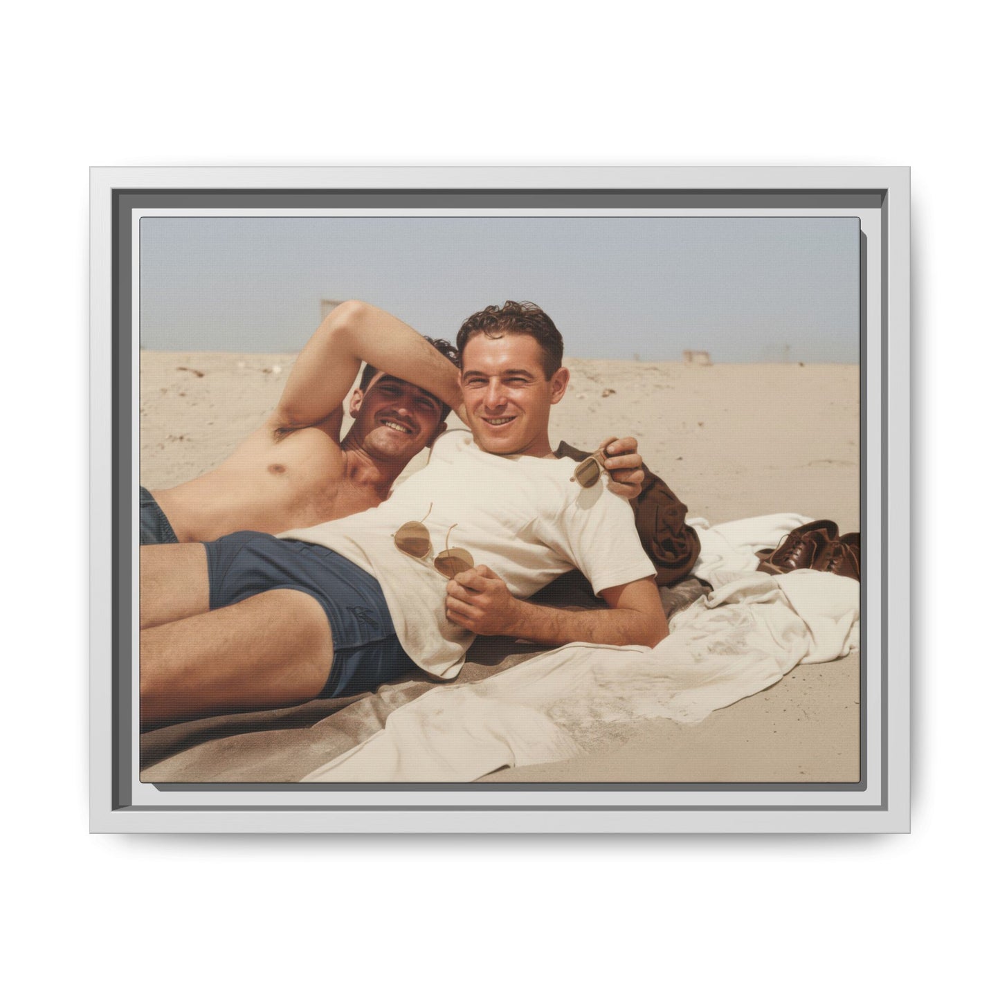 nager 020 | Framed Vintage Photo - Matte Canvas