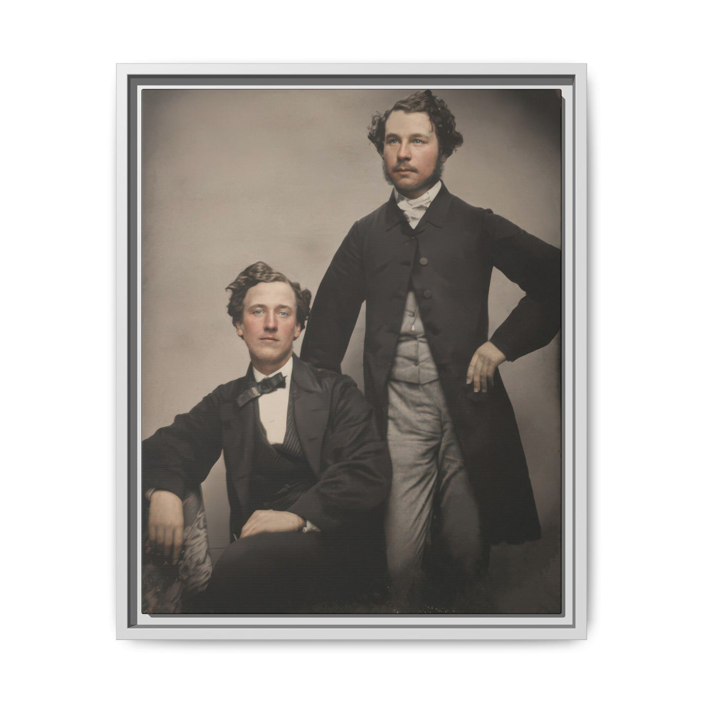 paire 125 | Framed Vintage Photo - Matte Canvas