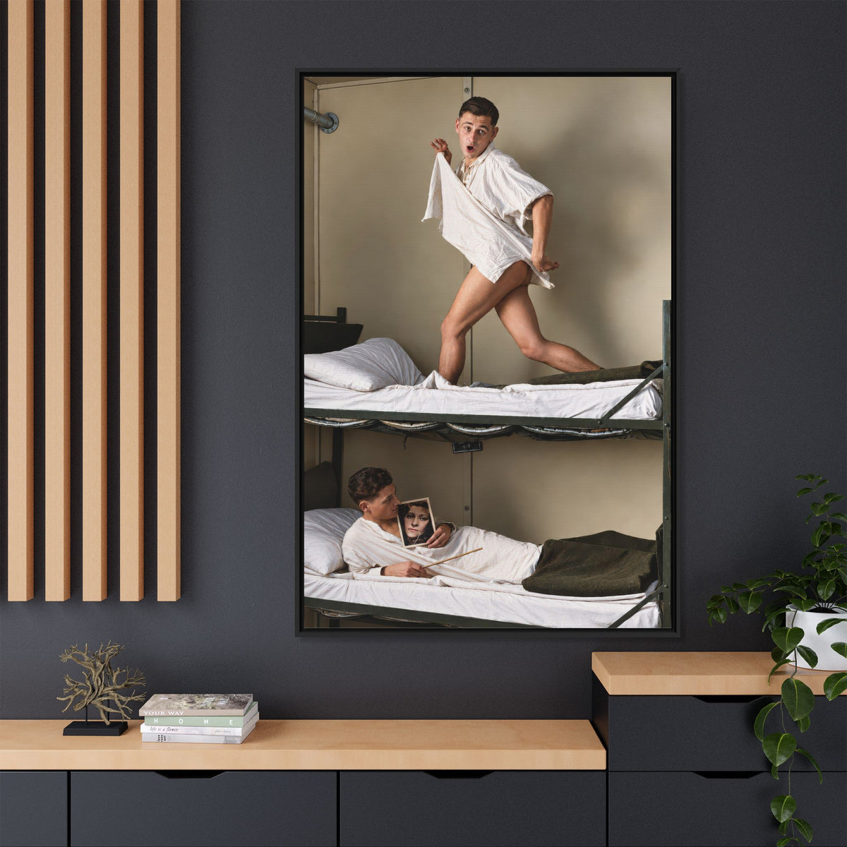 paire 168 | Framed Vintage Photo - Matte Canvas