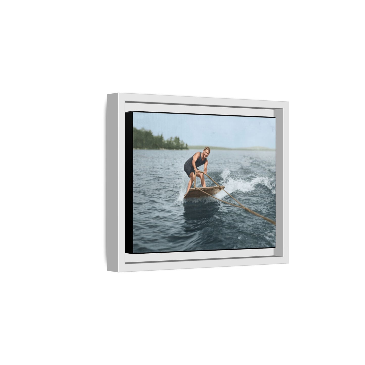 nager 015 | Framed Vintage Photo - Matte Canvas