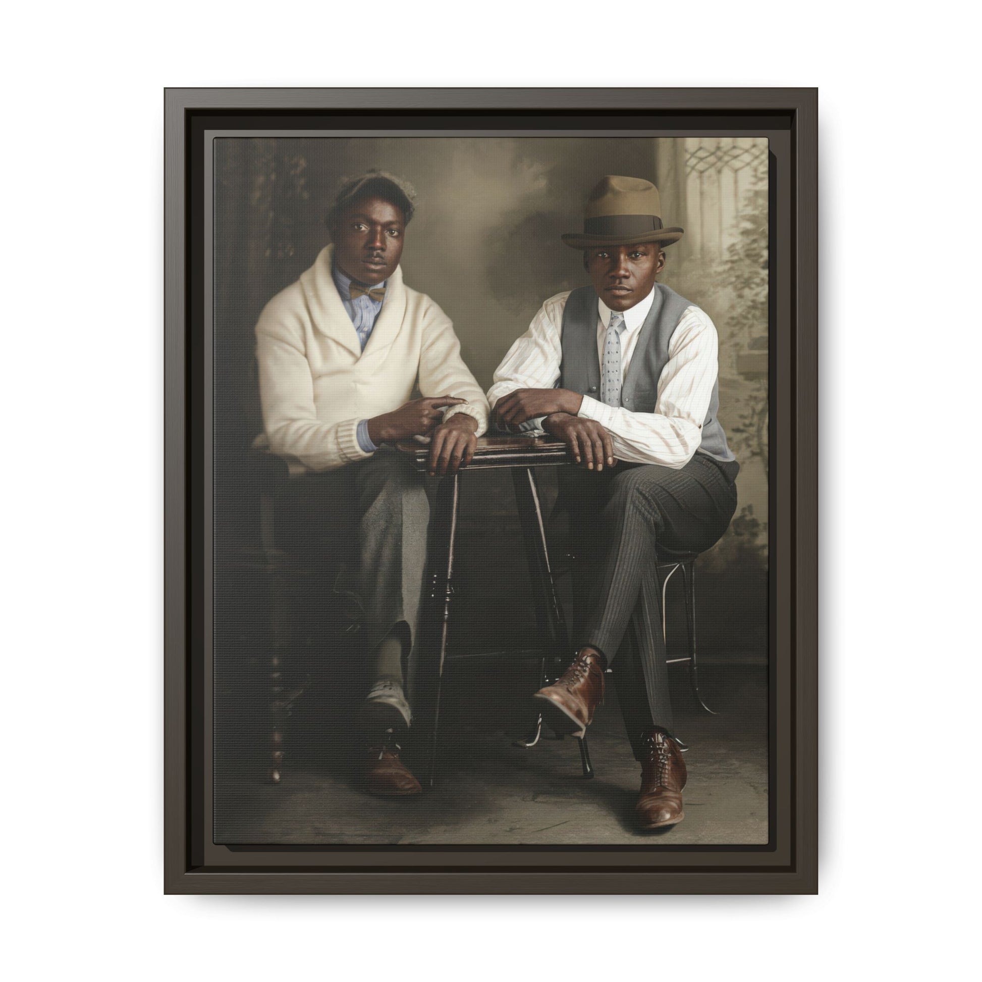 historic african american portrait early 1900s studio photo wall art