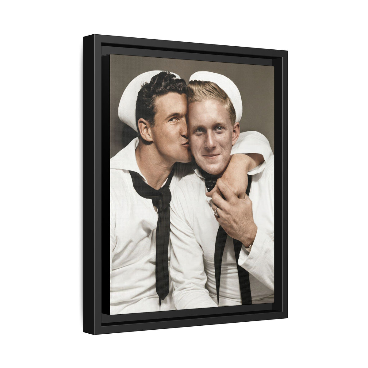 paire 156 | Framed Vintage Photo - Matte Canvas