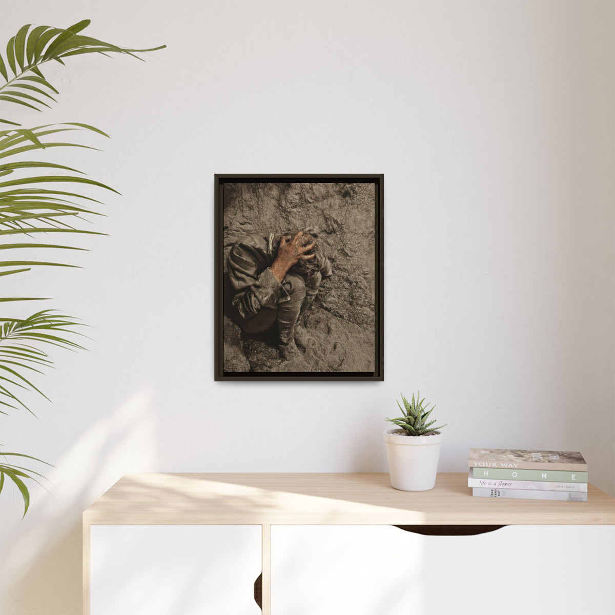celibataire 040 | Framed Vintage Photo - Matte Canvas