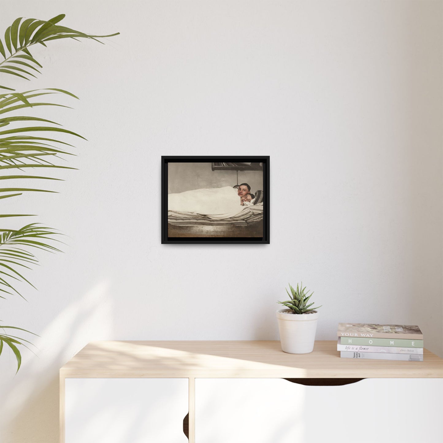 paire 117 | Framed Vintage Photo - Matte Canvas