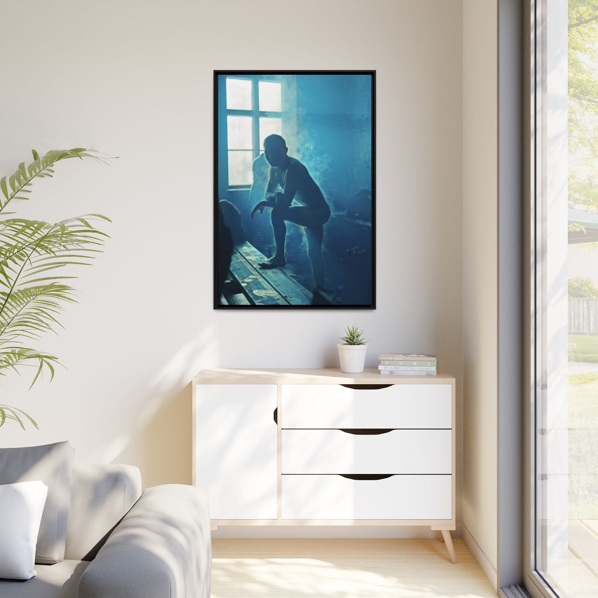 celibataire 044 | Framed Vintage Photo - Matte Canvas