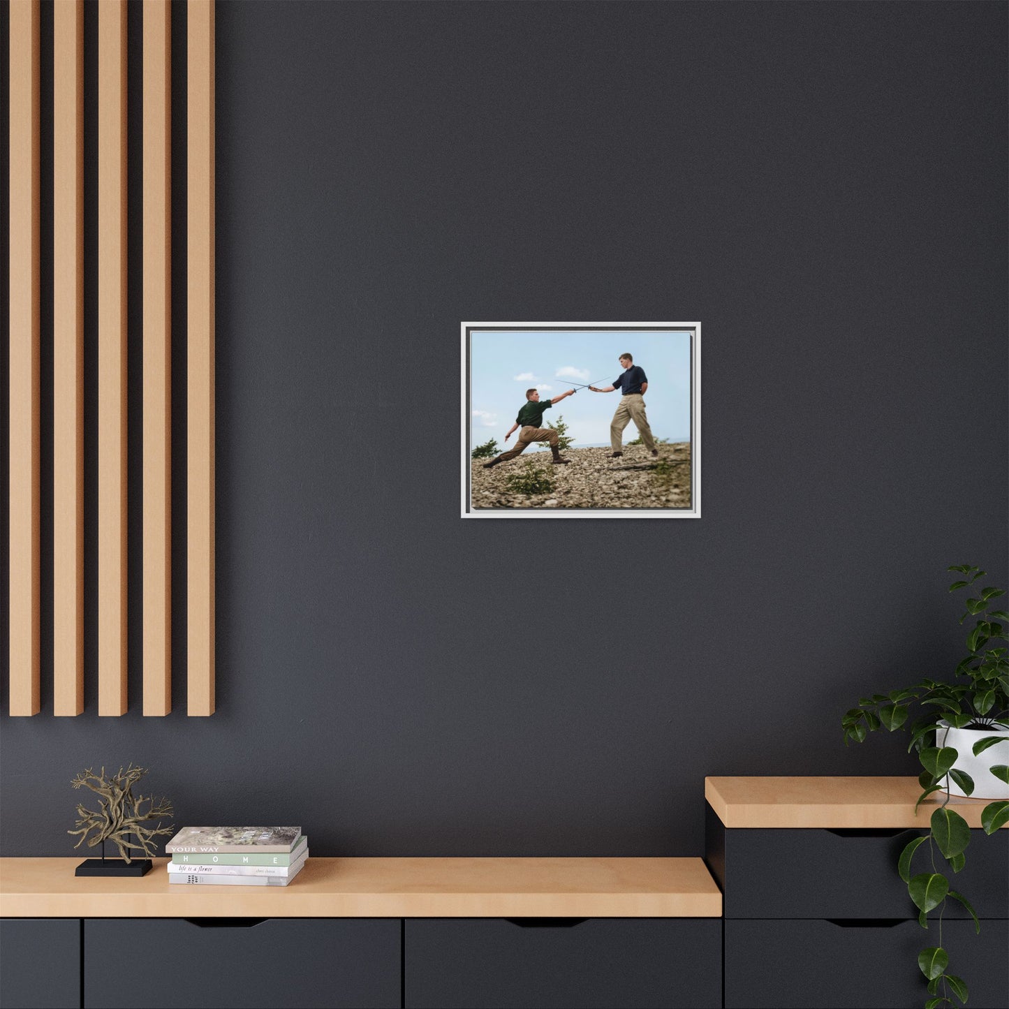 athlétisme 029 | Framed Vintage Photo - Matte Canvas