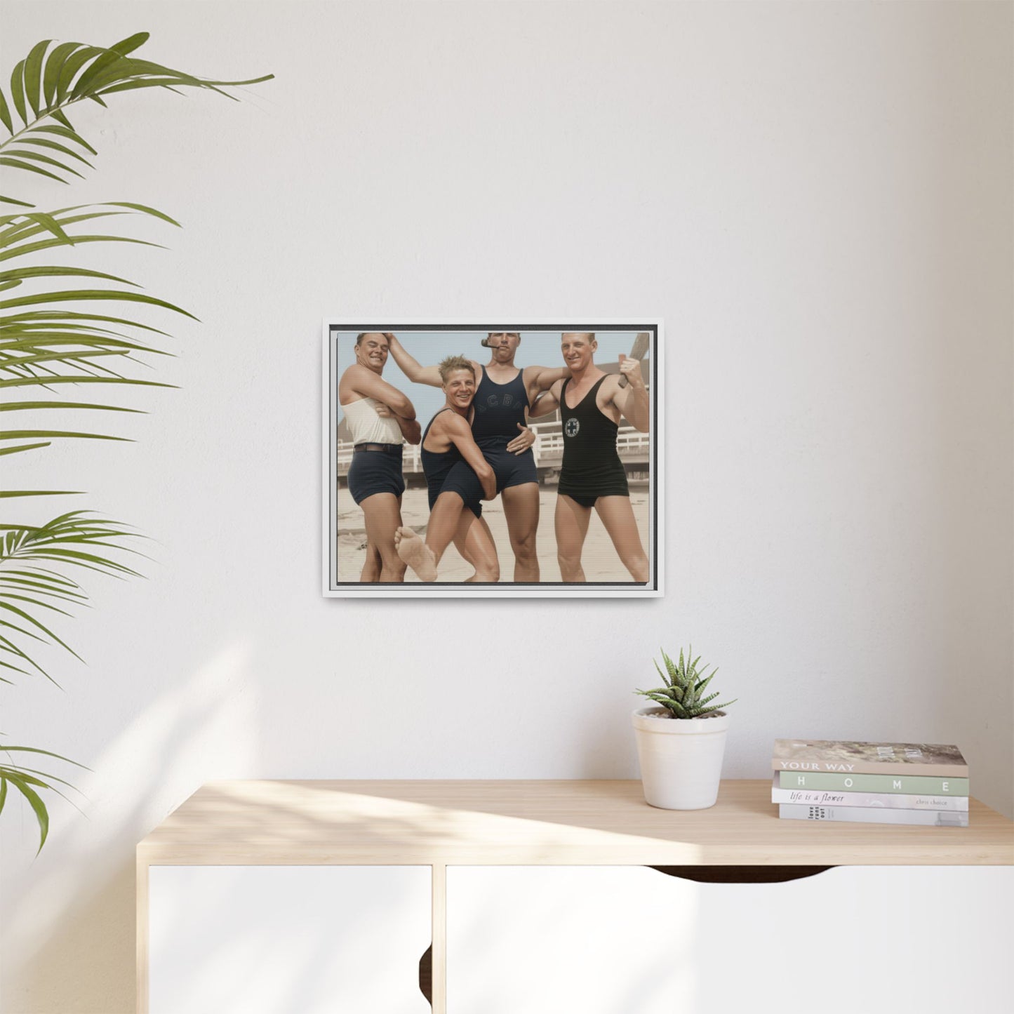 nager 028 | Framed Vintage Photo - Matte Canvas