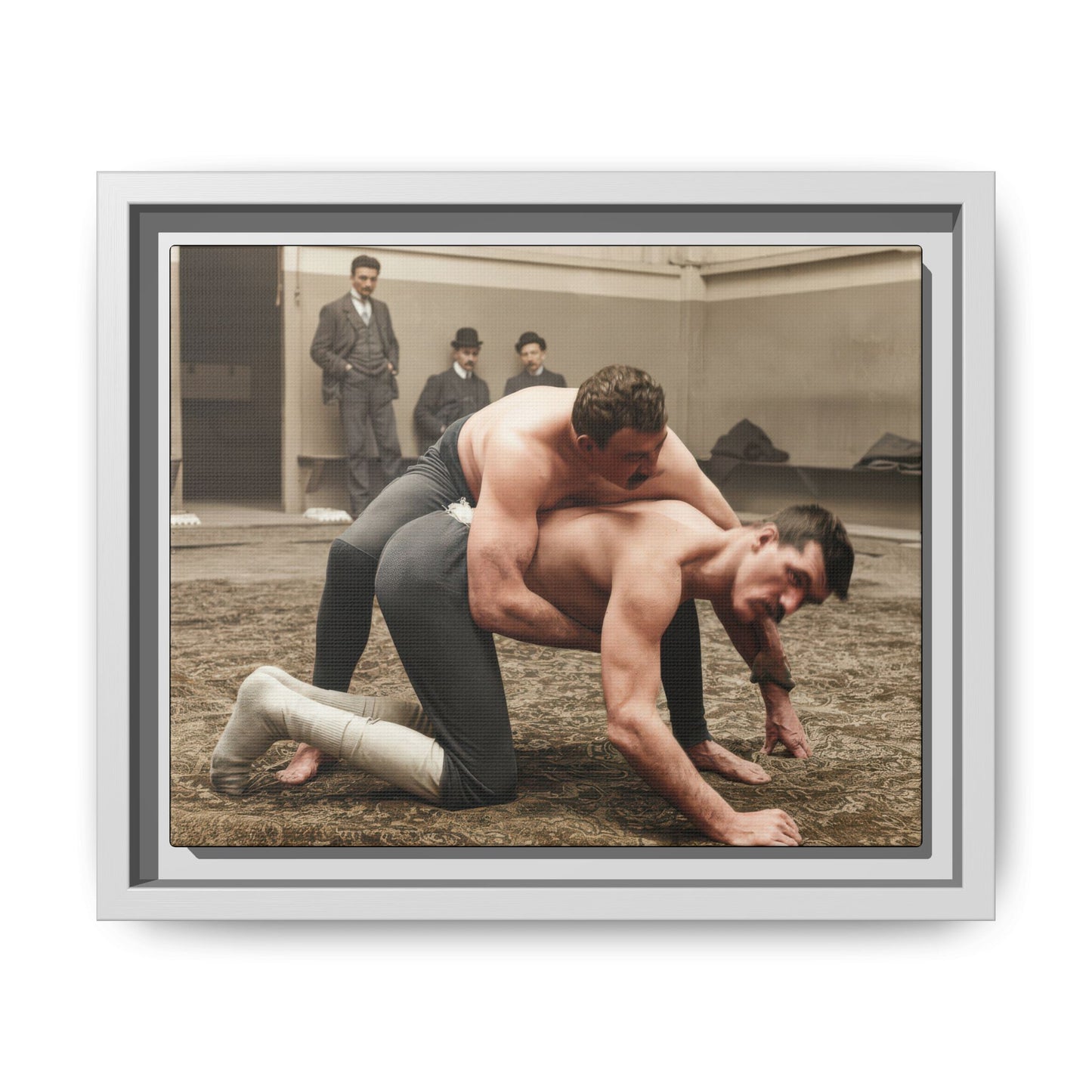 athlétisme 007 | Framed Vintage Photo - Matte Canvas