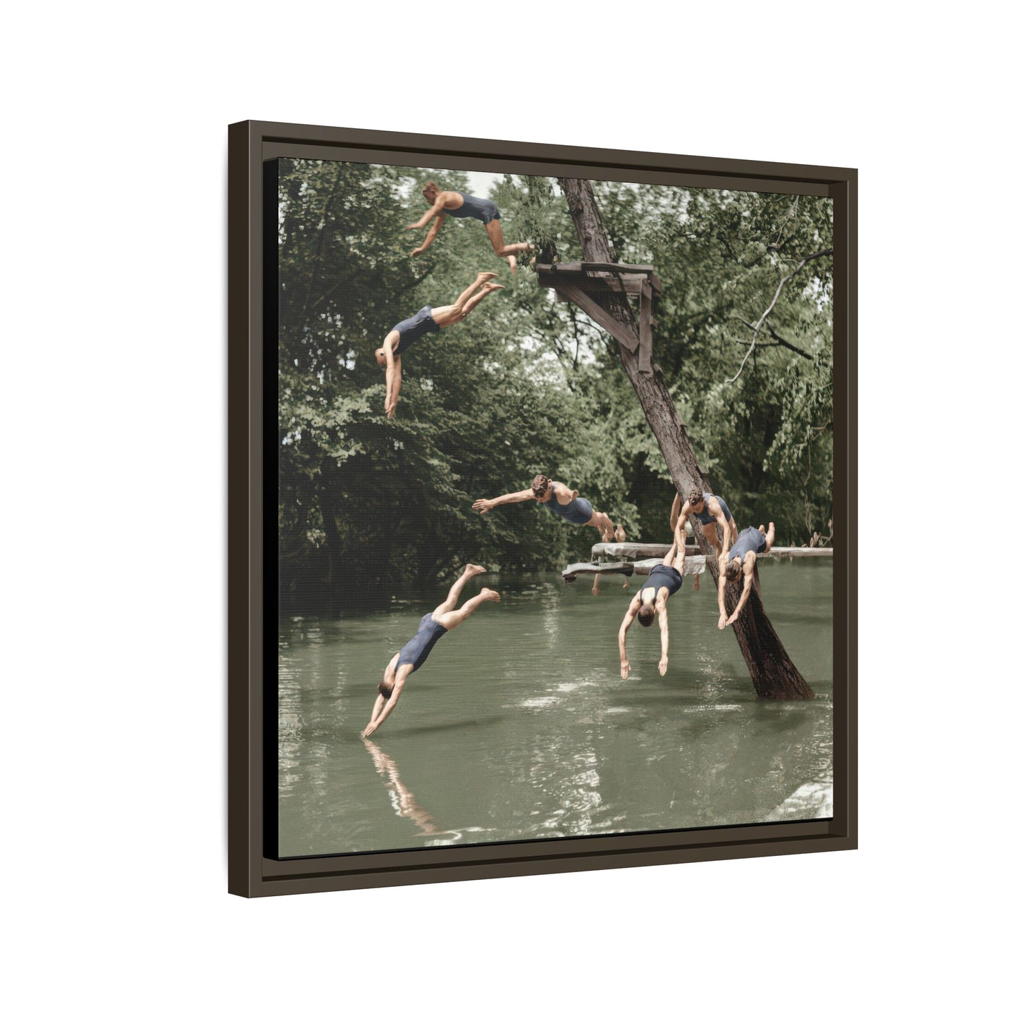 nager 005 | Framed Vintage Photo - Matte Canvas