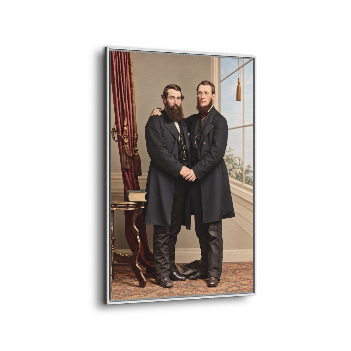 paire 022 | Framed Vintage Photo - Matte Canvas