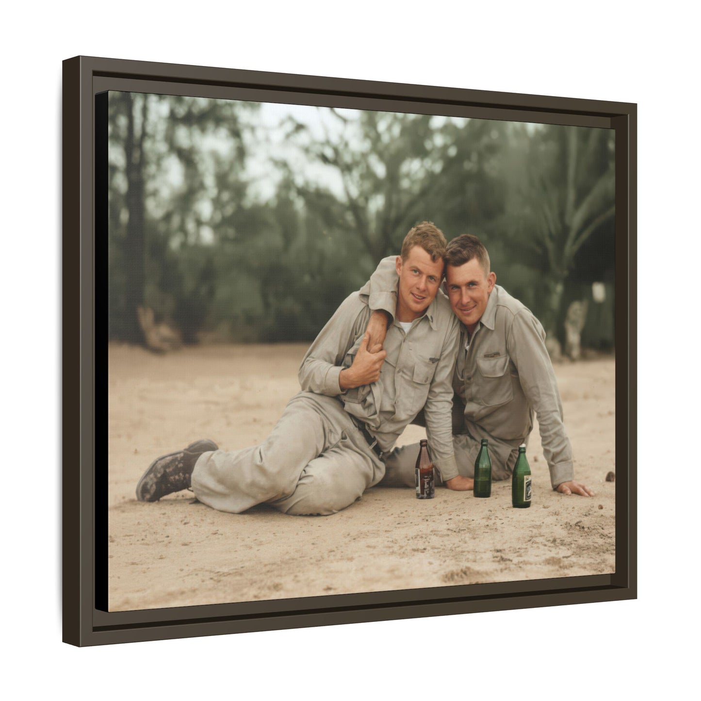 paire 138 | Framed Vintage Photo - Matte Canvas