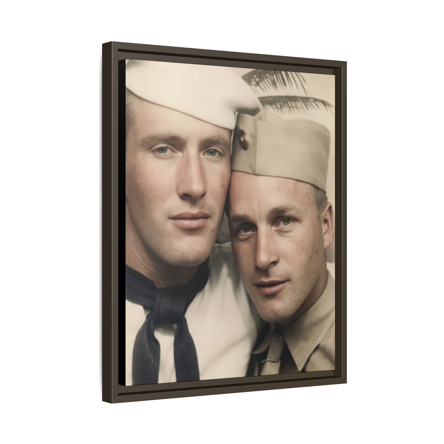 paire 042 | Framed Vintage Photo - Matte Canvas