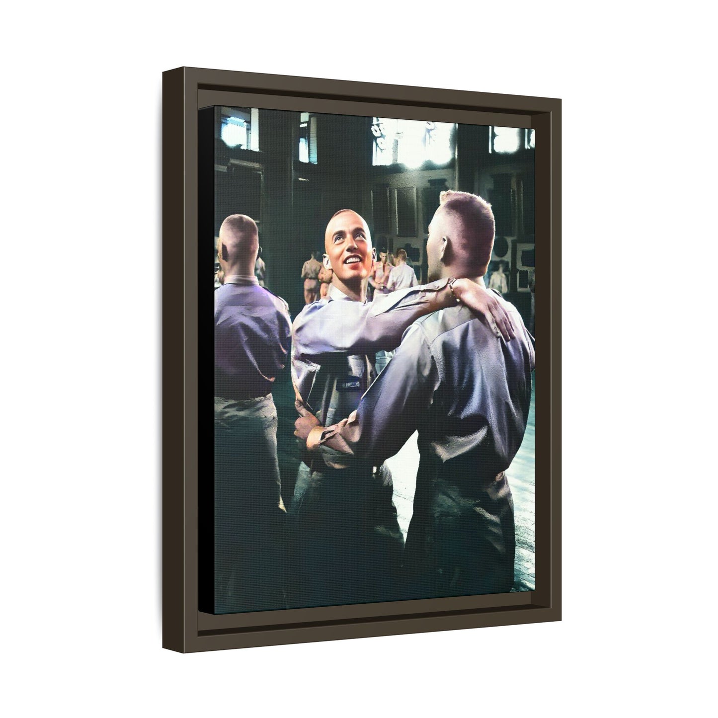 paire 040 | Framed Vintage Photo - Matte Canvas