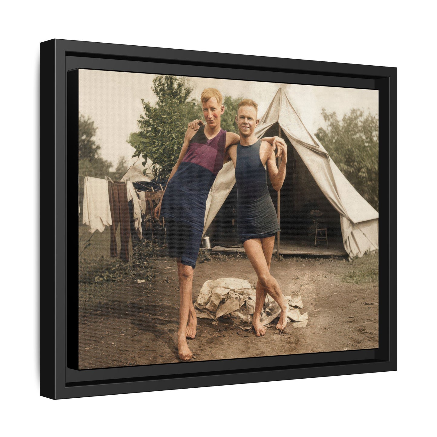 nager 040 | Framed Vintage Photo - Matte Canvas