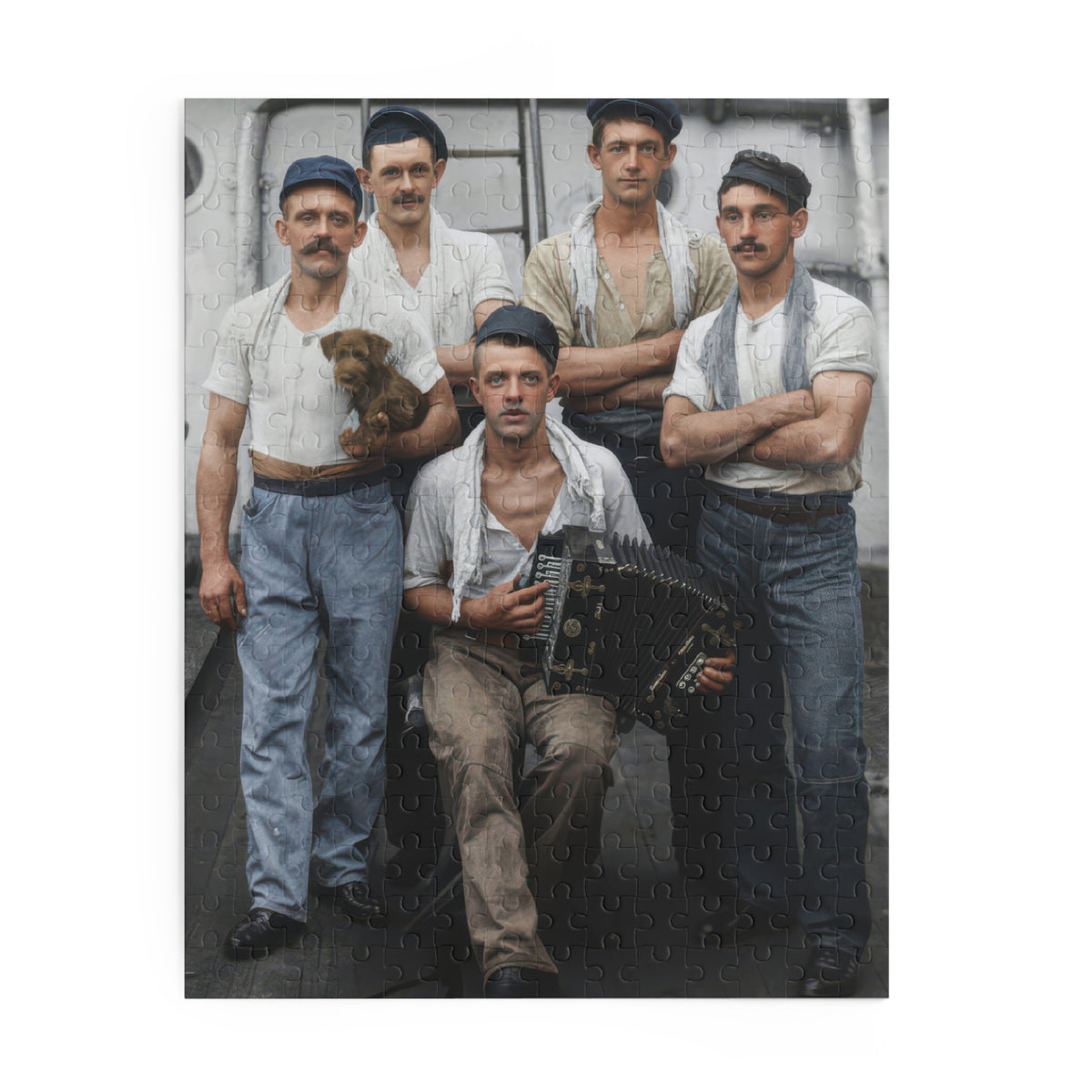 Accordion & Company on Deck Jigsaw Puzzle | LGBTQ+ Heritage | hommes 002