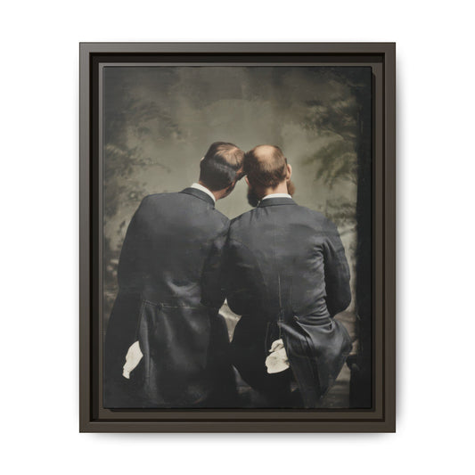 paire 115 | Framed Vintage Photo - Matte Canvas