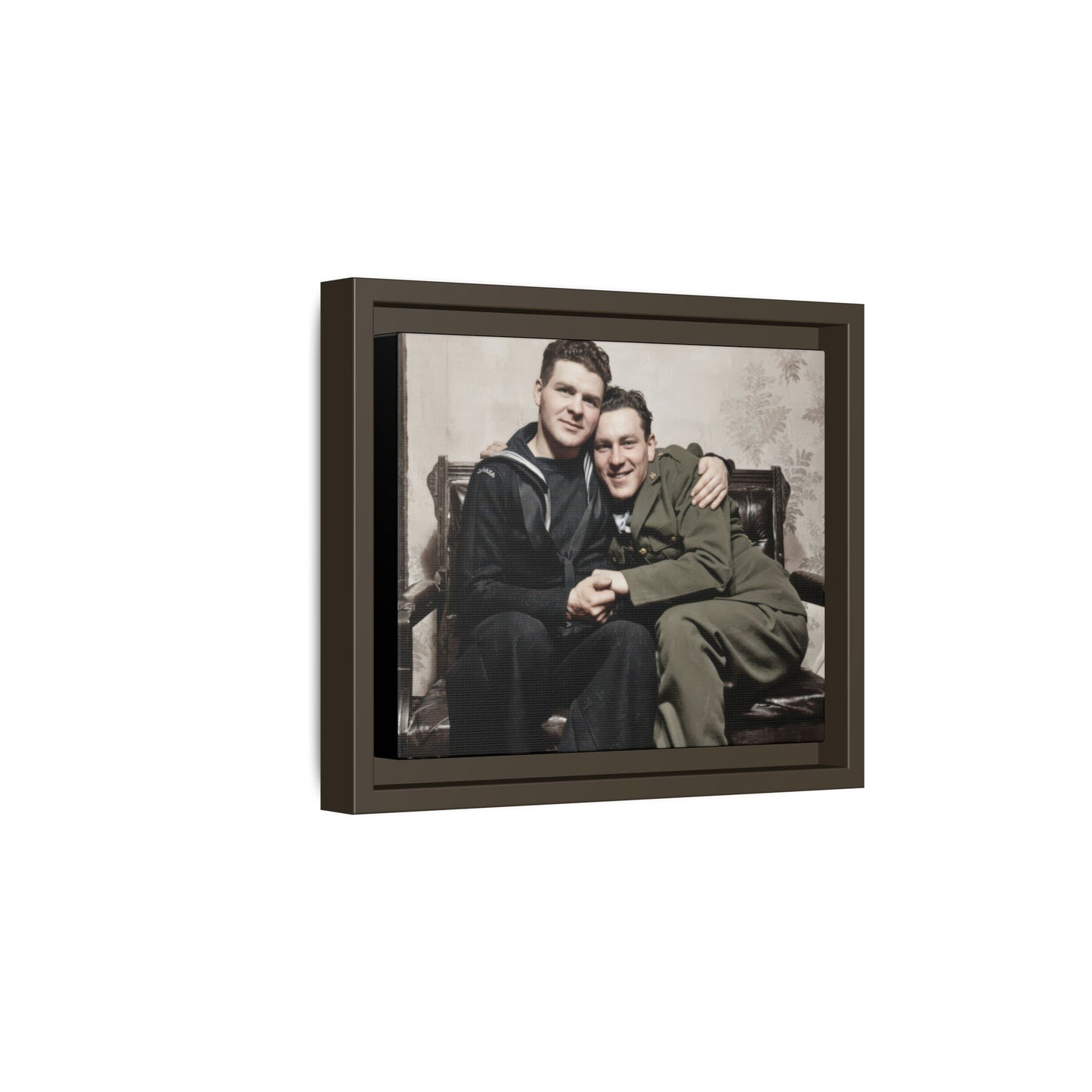 paire 087 | Framed Vintage Photo - Matte Canvas