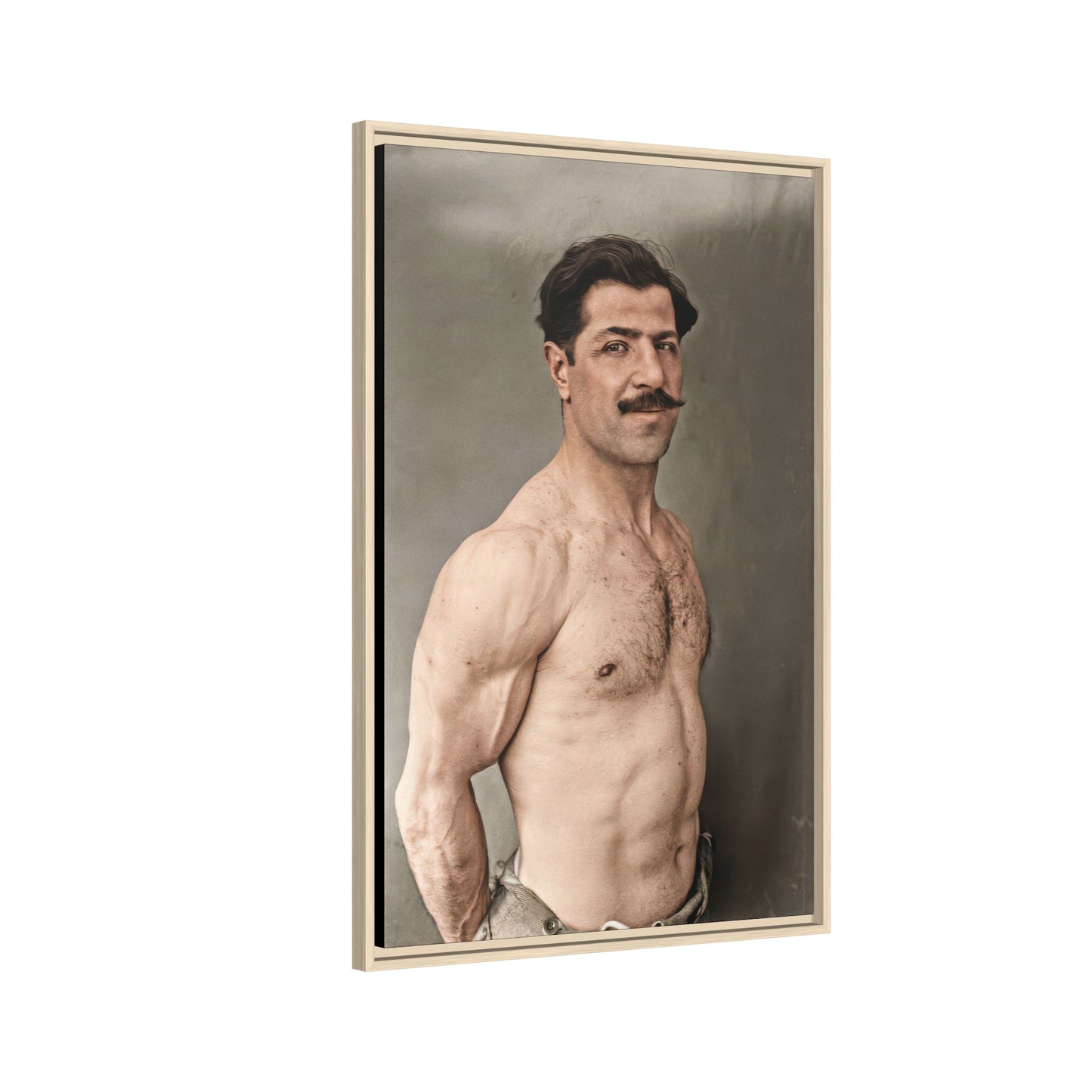 athlétisme 024 | Framed Vintage Photo - Matte Canvas