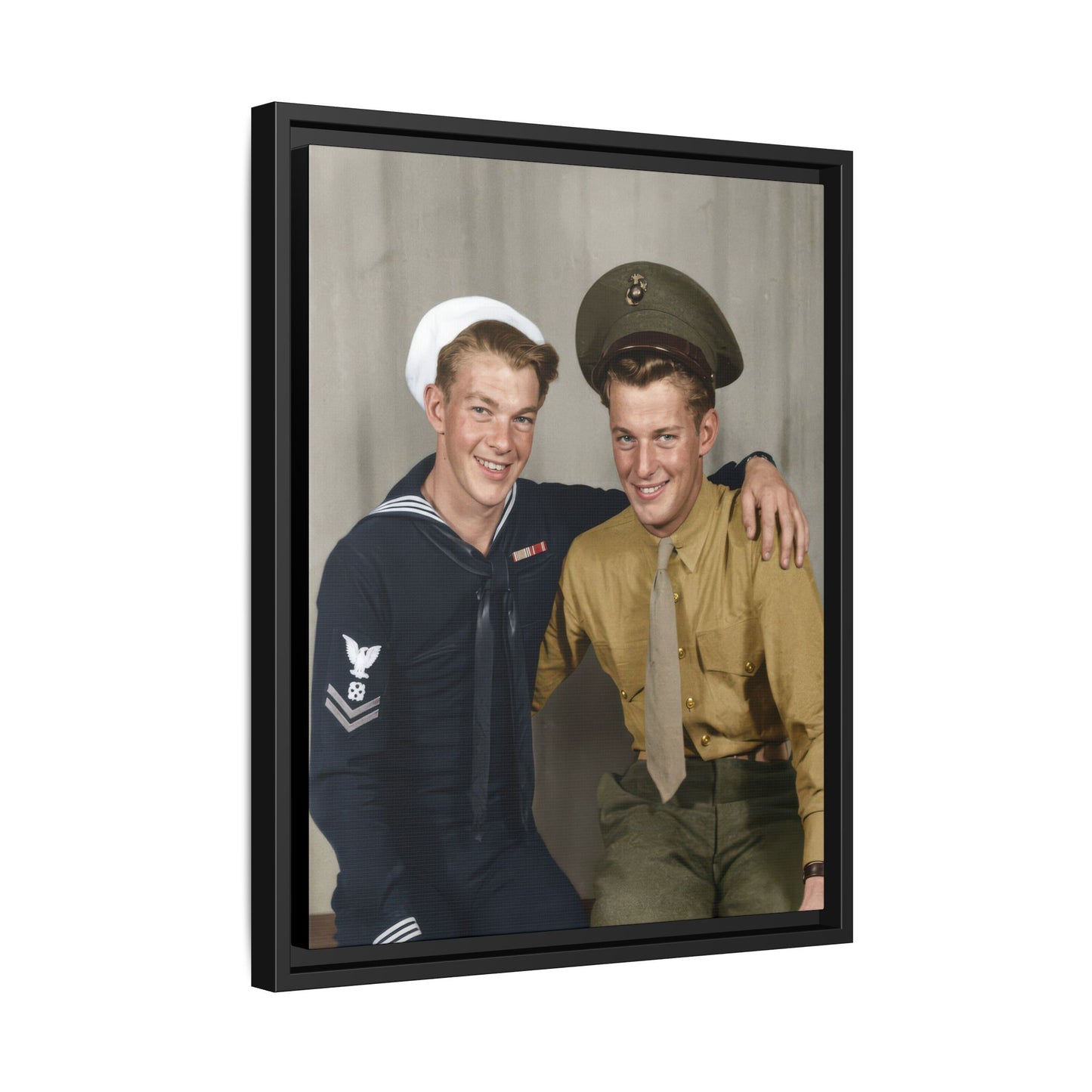 paire 132 | Framed Vintage Photo - Matte Canvas