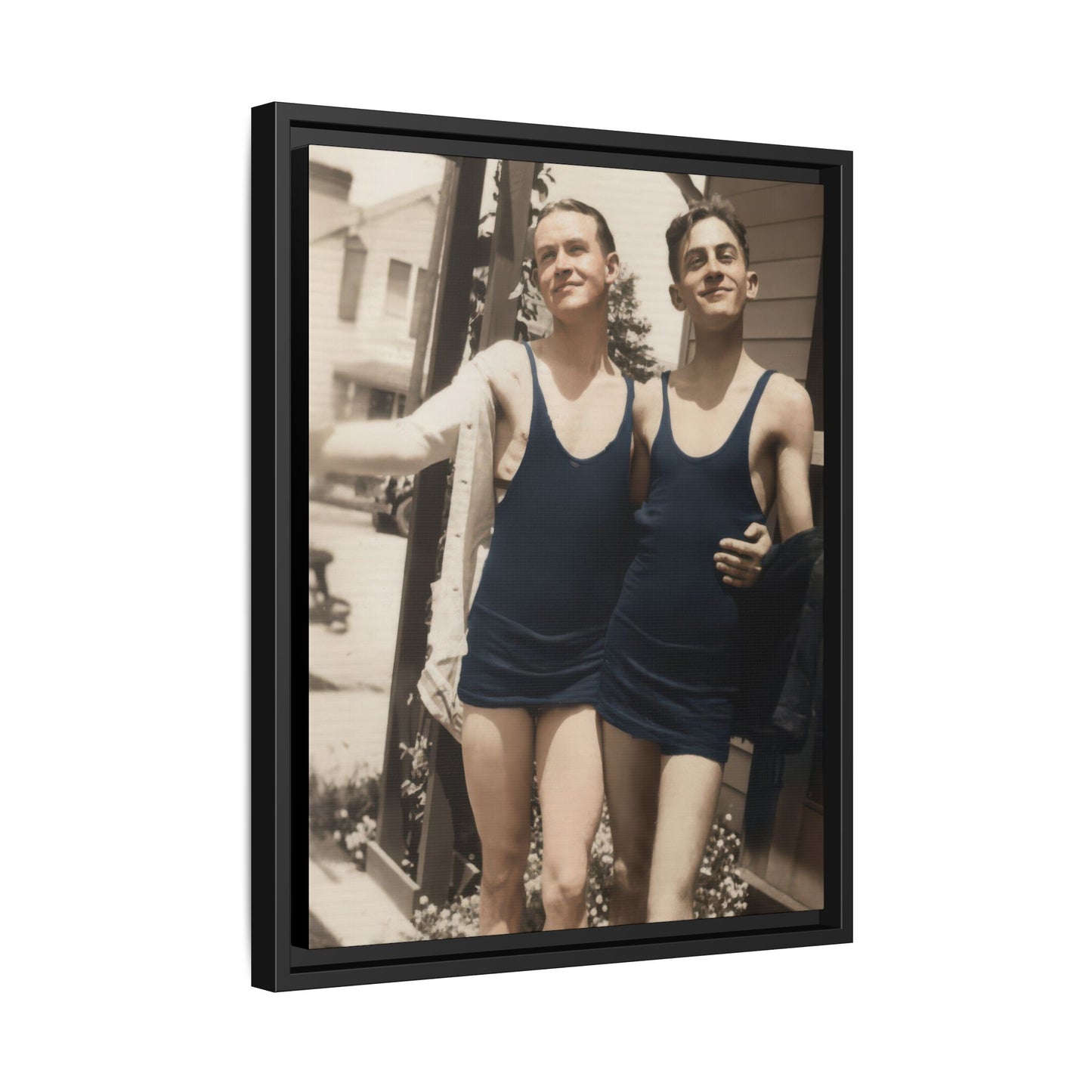 nager 024 | Framed Vintage Photo - Matte Canvas