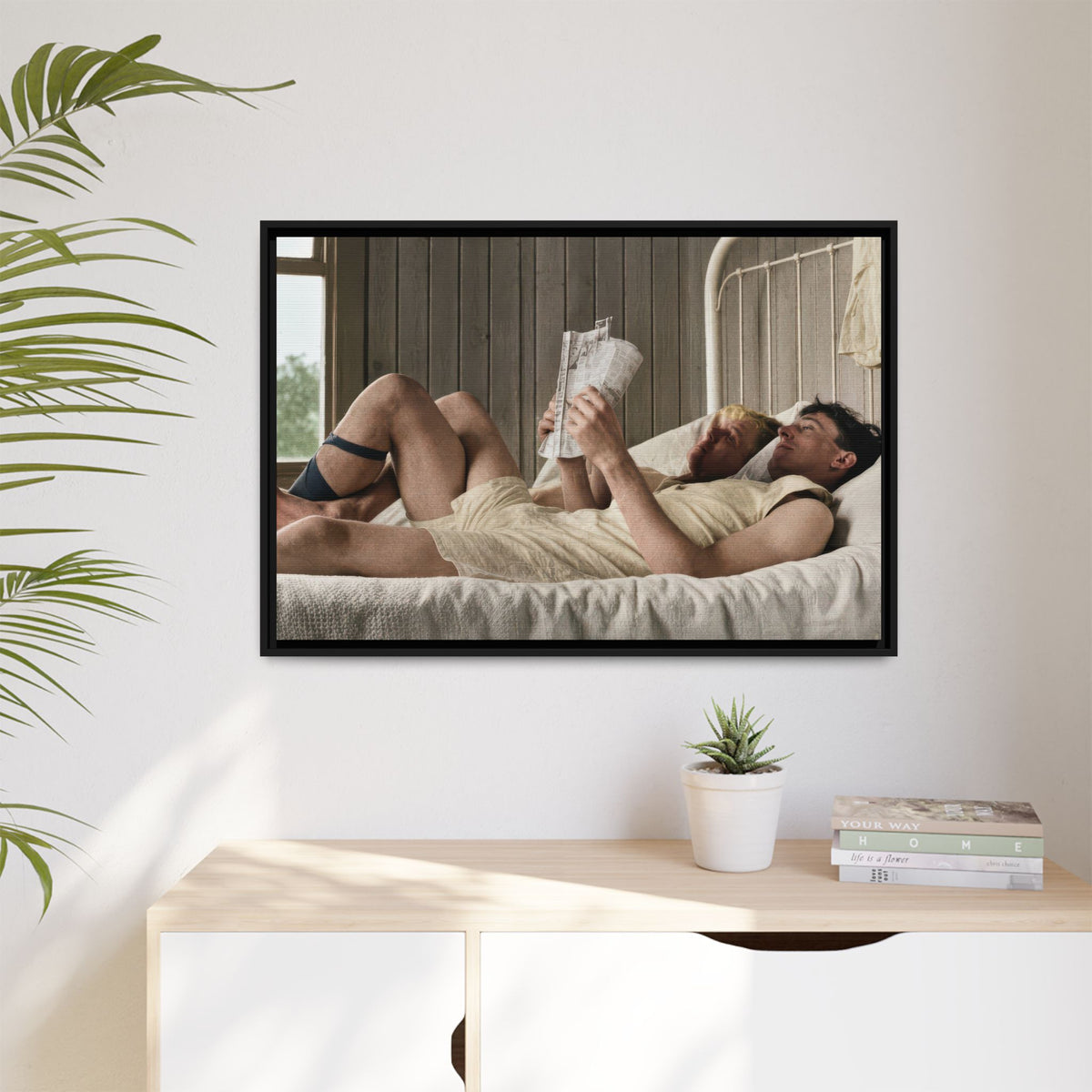 paire 160 | Framed Vintage Photo - Matte Canvas