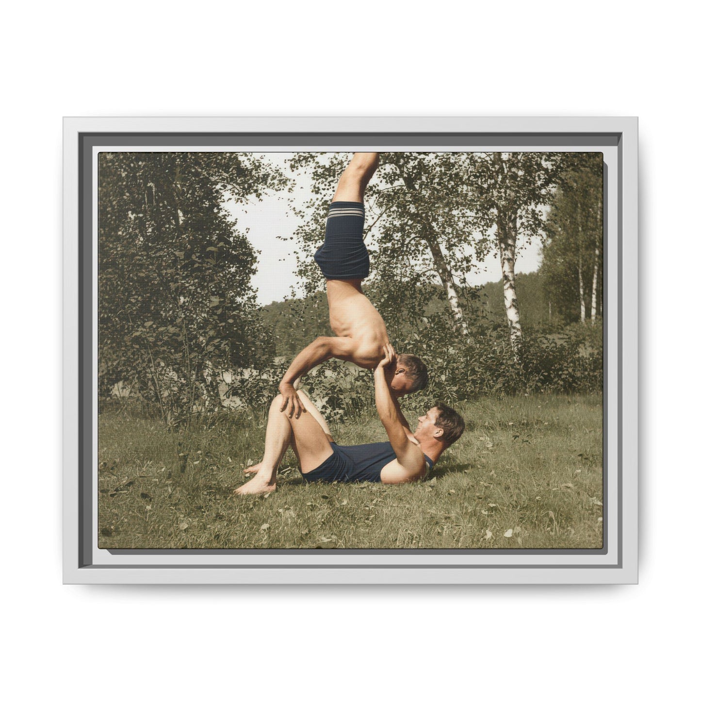 nager 017 | Framed Vintage Photo - Matte Canvas
