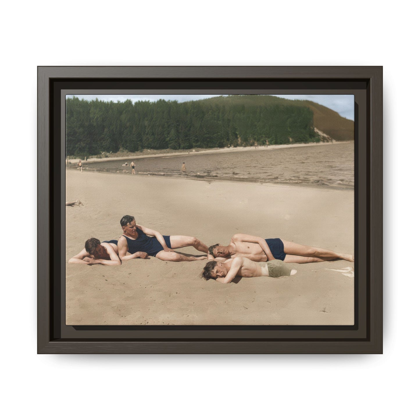 nager 026 | Framed Vintage Photo - Matte Canvas