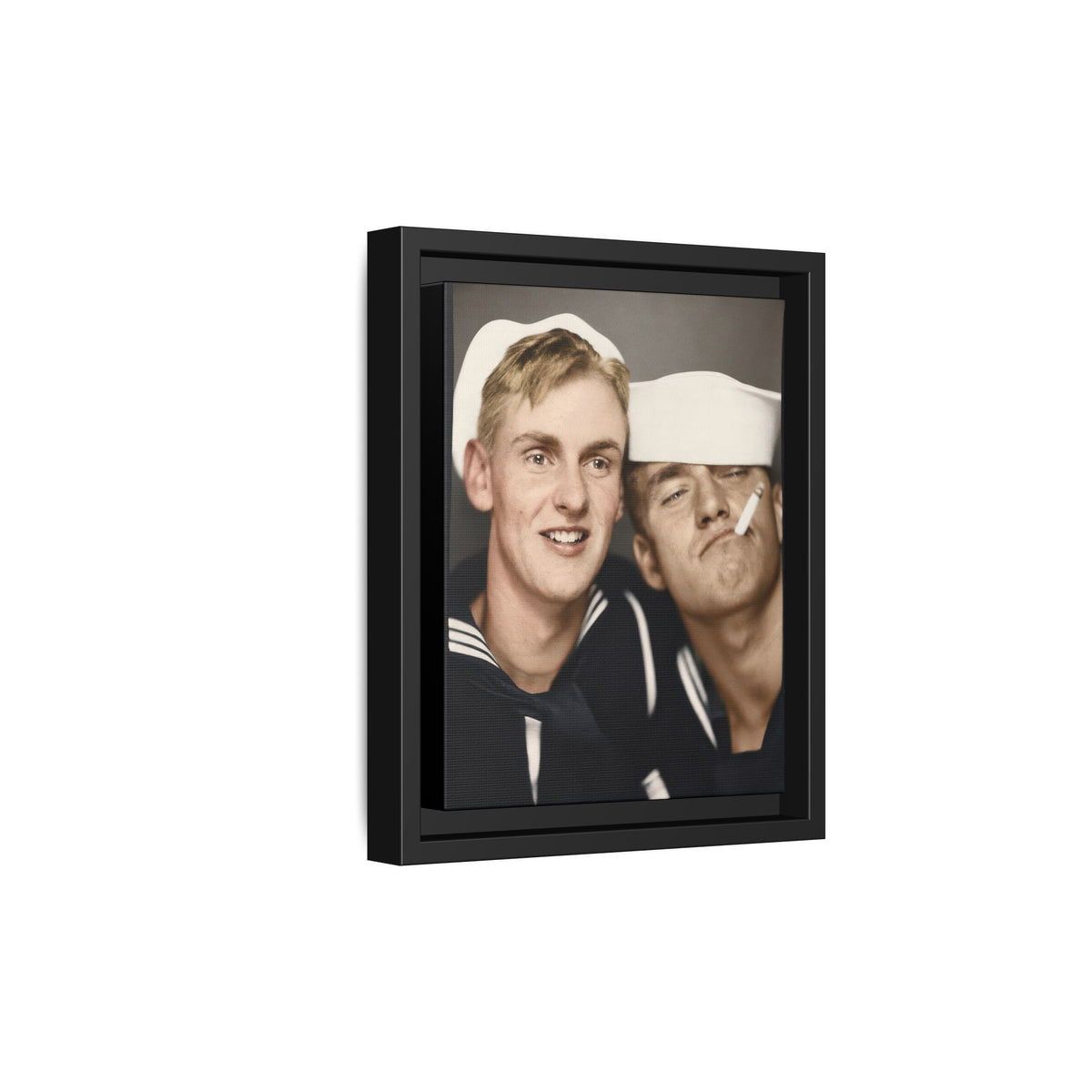 paire 153 | Framed Vintage Photo - Matte Canvas